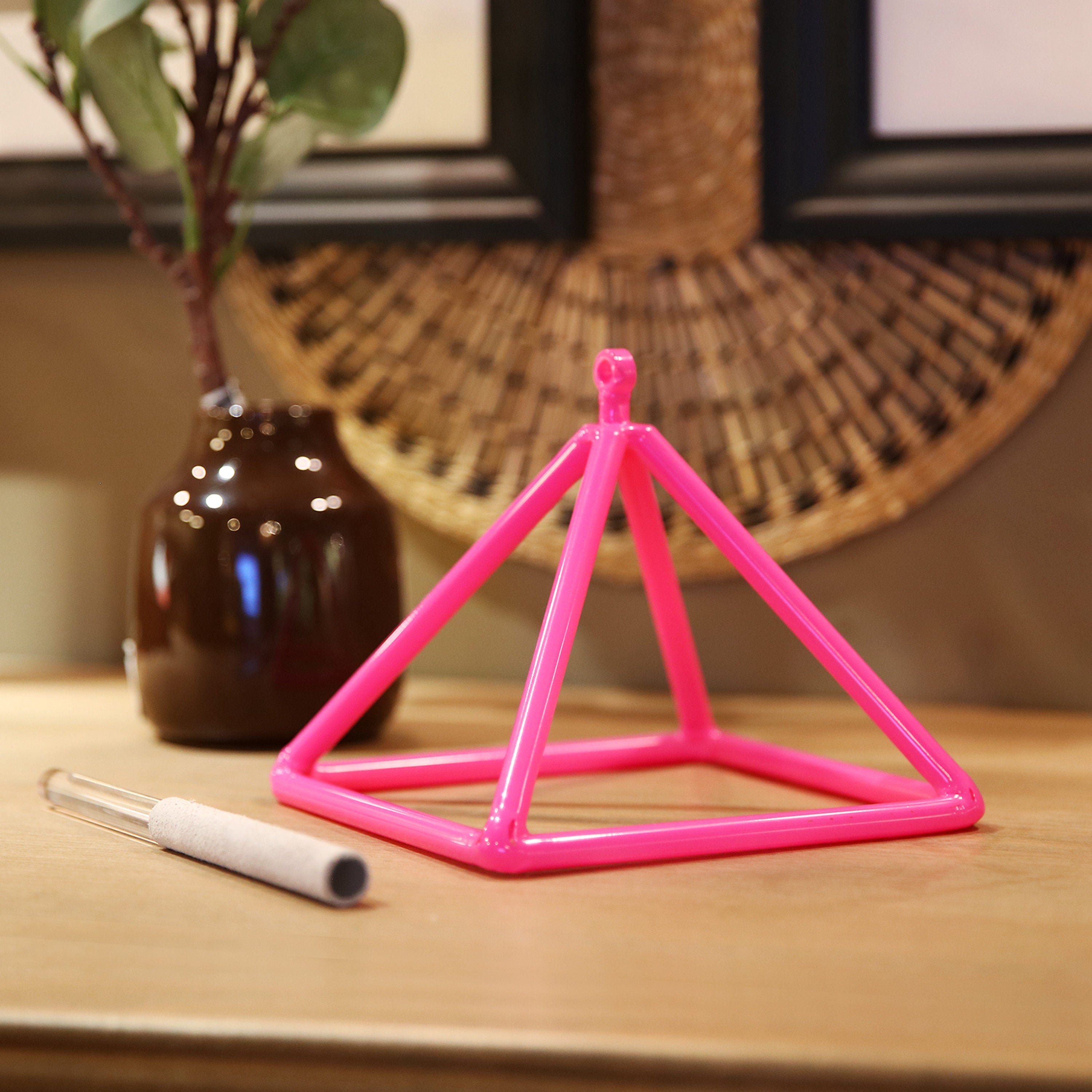 Crystal Singing Pyramids Set