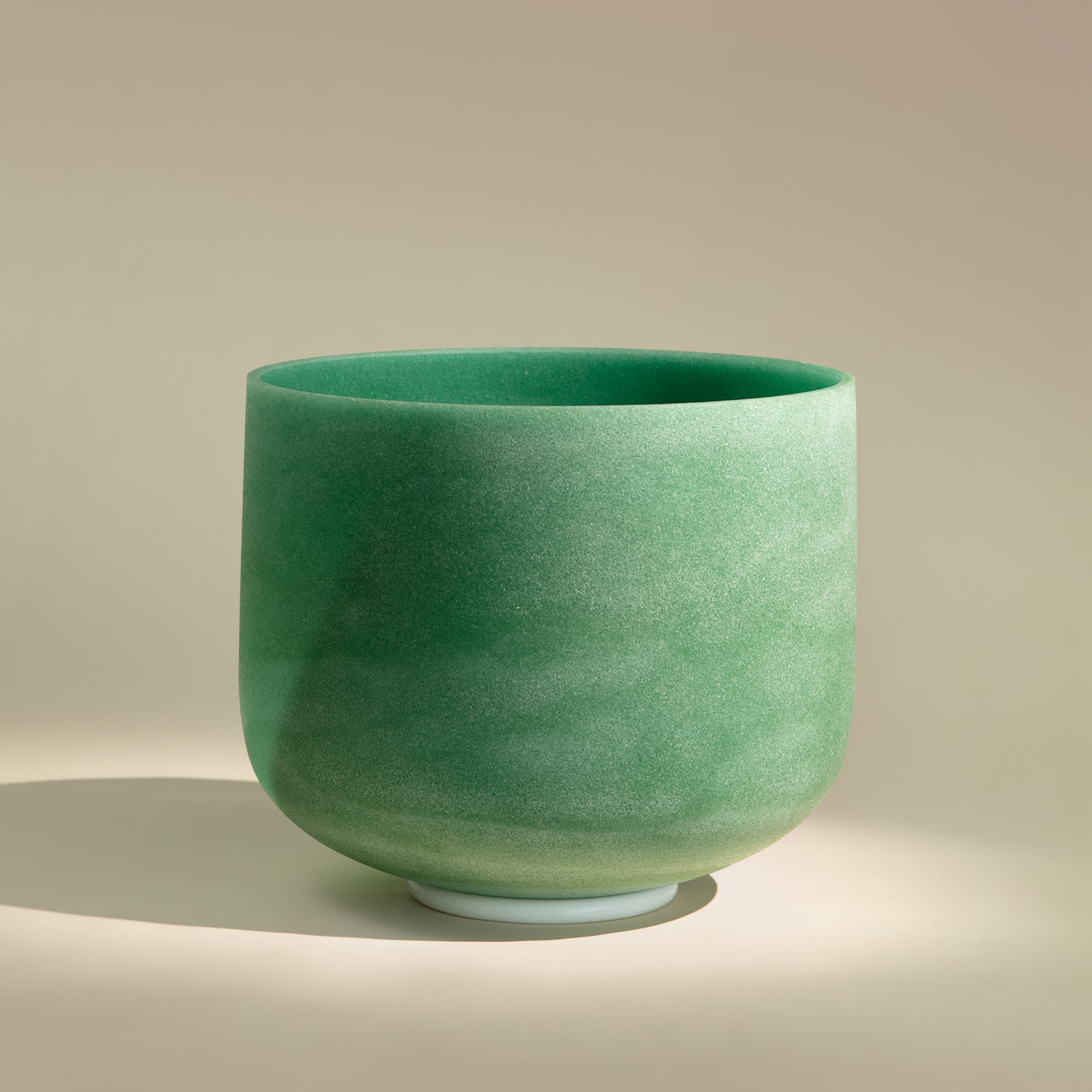 TOPFUND Emerald Fusion Crystal Singing Bowl - TOPFUND Crystal Singing Bowl
