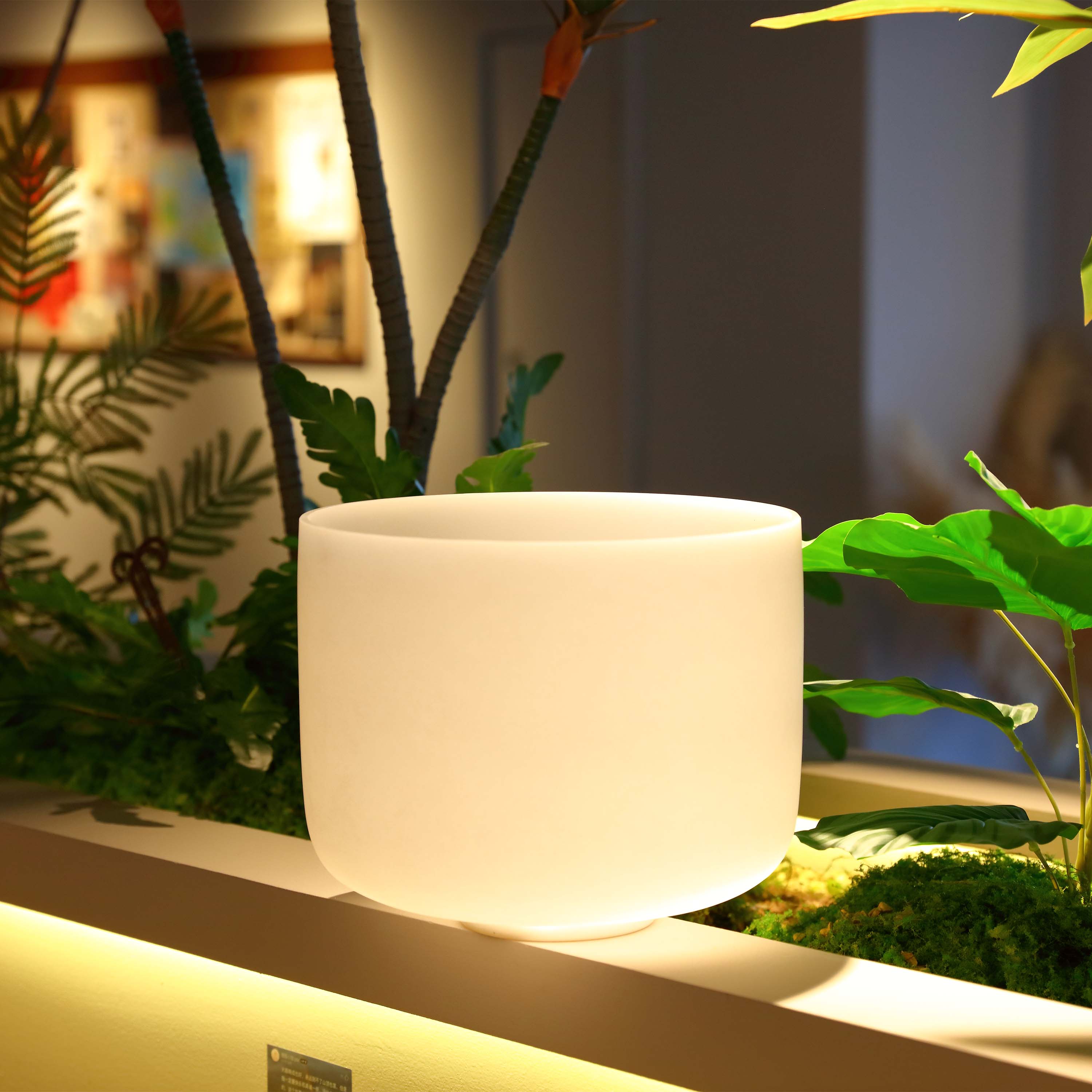 TOPFUND F Note Crystal Singing Bowl Heart Chakra - TOPFUND Crystal Singing Bowl