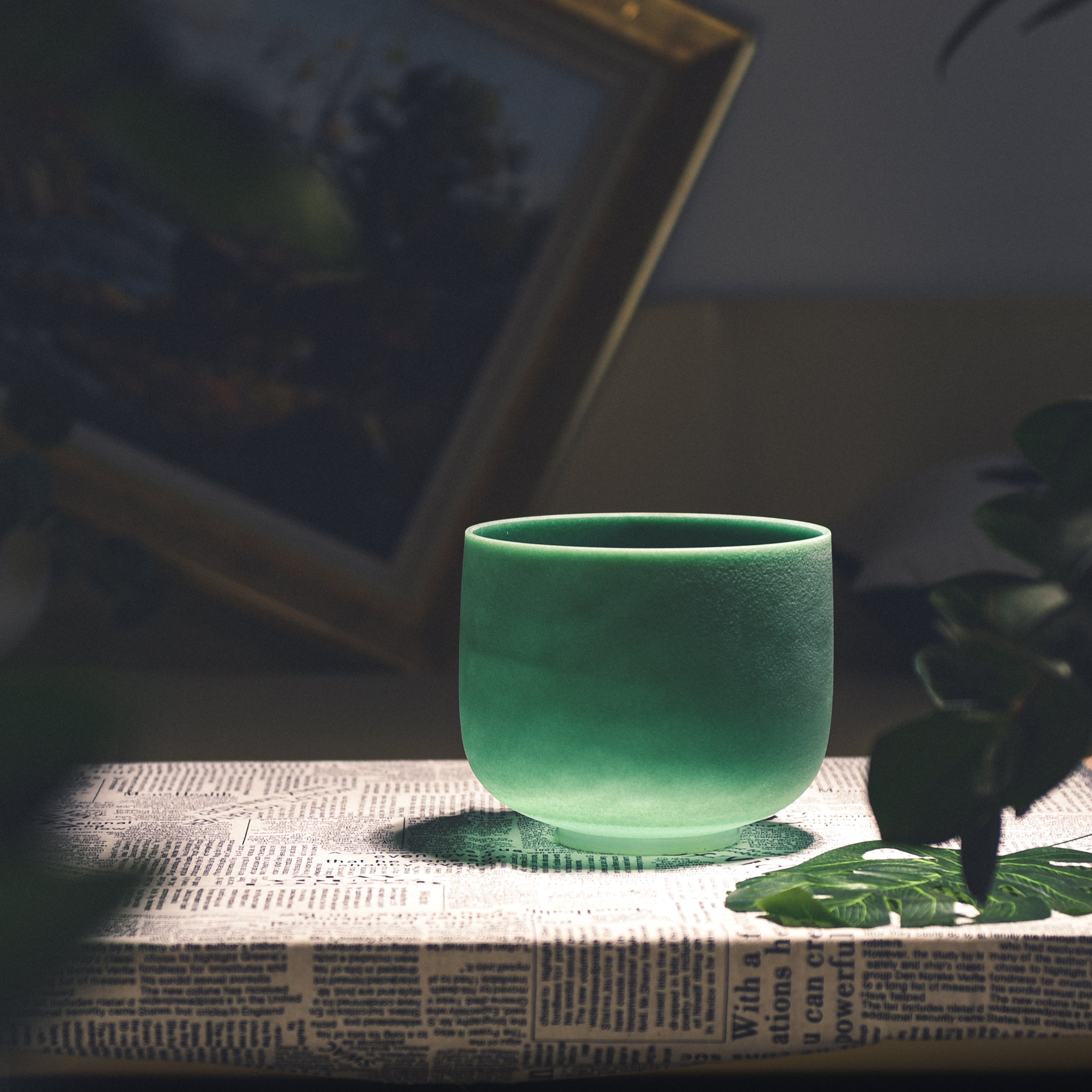 TOPFUND Emerald Fusion Crystal Singing Bowl - TOPFUND Crystal Singing Bowl