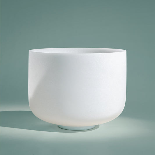 TOPFUND Perfect Pitch D Note Crystal Singing Bowl Chakra 12 inch - TOPFUND Crystal Singing Bowl
