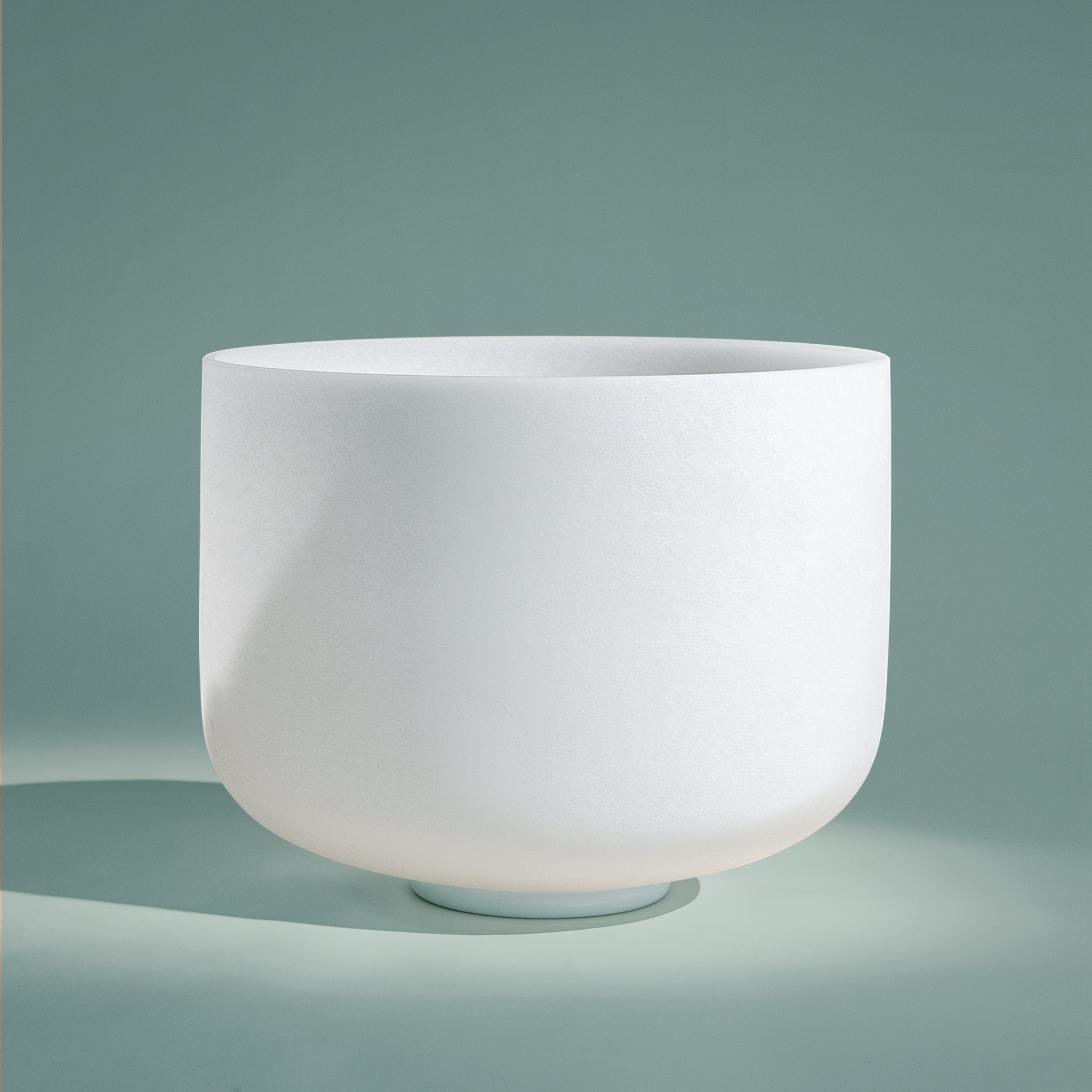 TOPFUND White E Note Crystal Singing Bowl Solar Plexus Chakra 12 inch - TOPFUND Crystal Singing Bowl