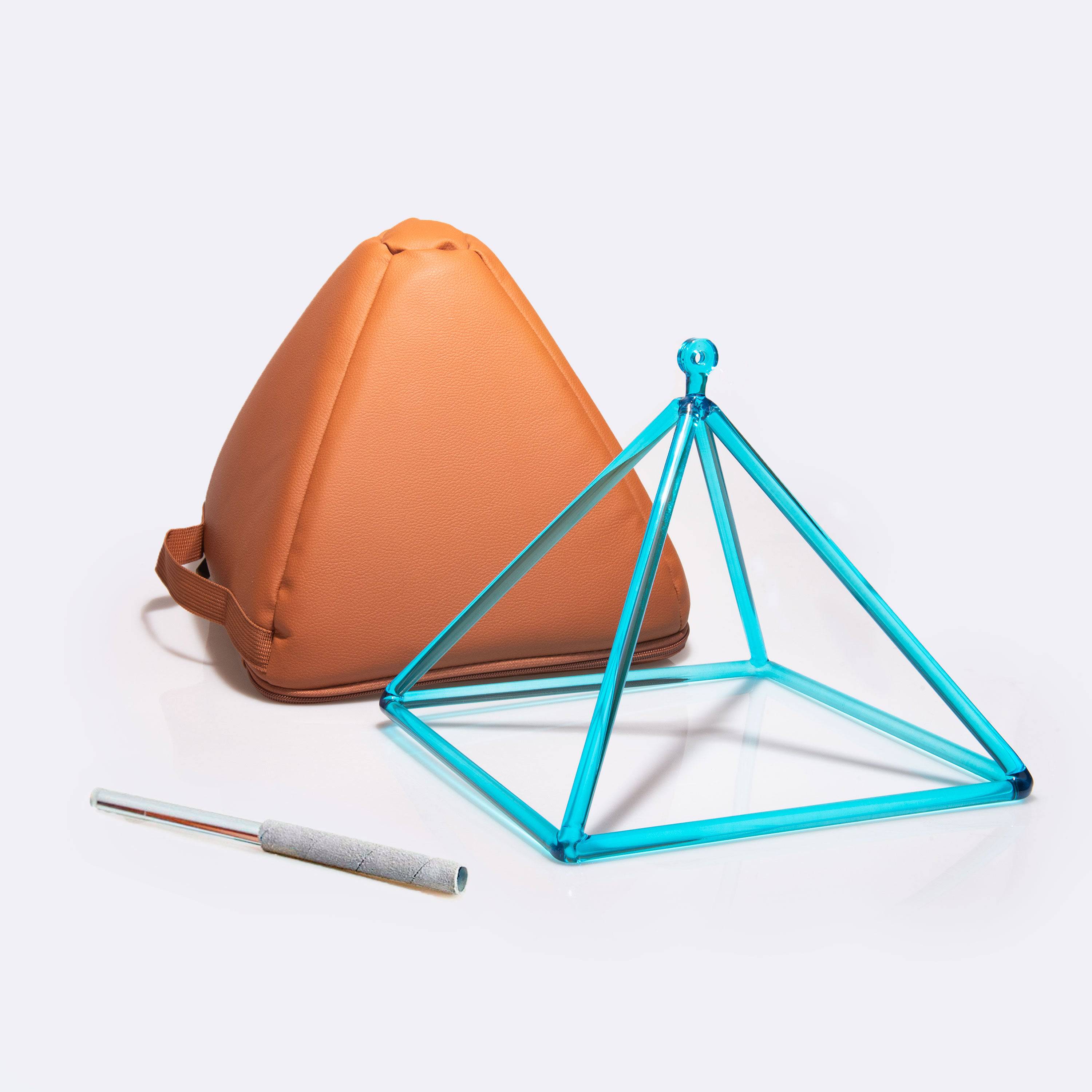 TOPFUND Crystal Singing Pyramids Medium Size - TOPFUND Crystal Singing Bowl