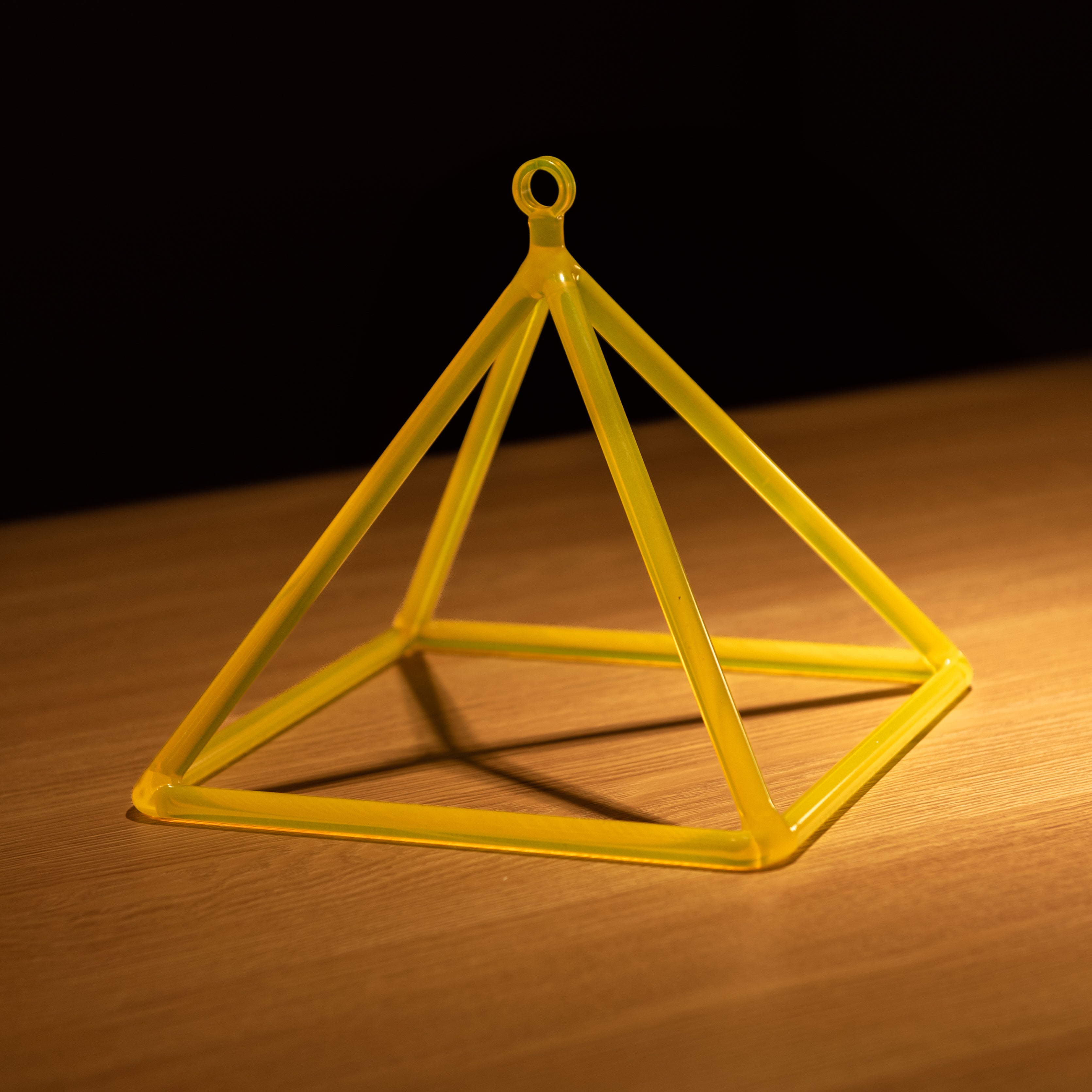 TOPFUND Yellow Crystal Singing Pyramid - TOPFUND Crystal Singing Bowl