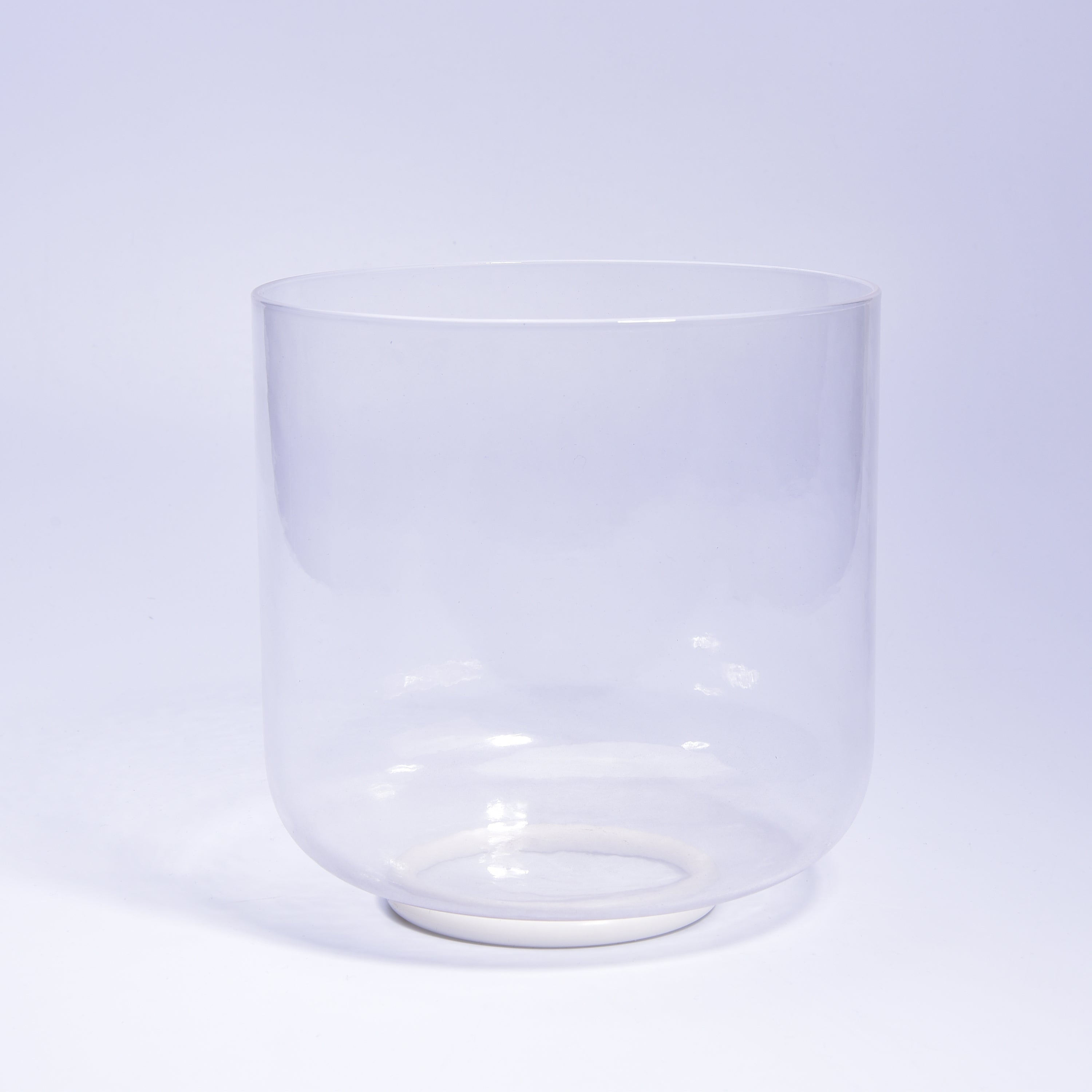 TOPFUND 6 inch clear Crystal Singing Bowl - TOPFUND Crystal Singing Bowl