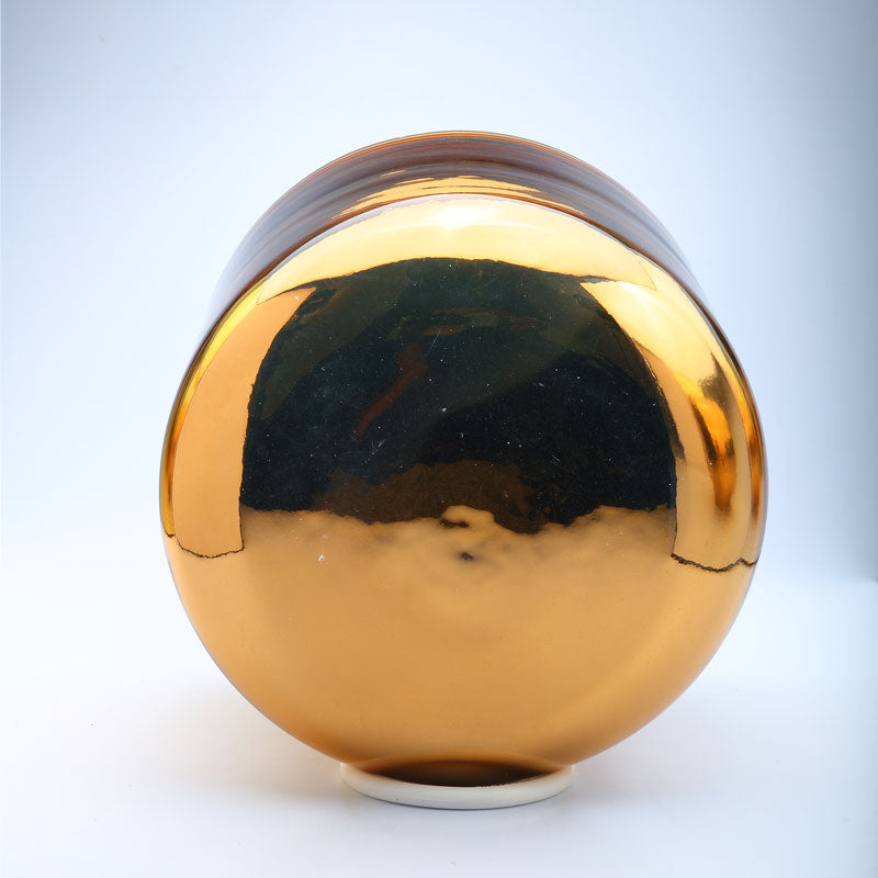 50% OFF TOPFUND Perfect Pitch Alchemy Solid gold Crystal Singing Bowl 10 inch F note with defect - TOPFUND Crystal Singing Bowl