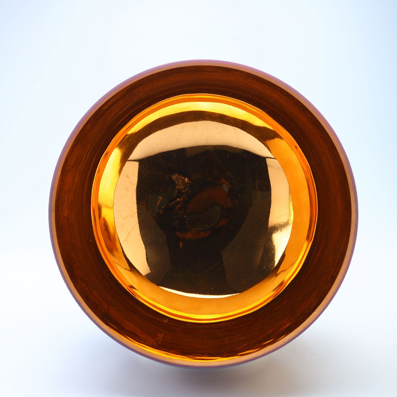 50% OFF TOPFUND Perfect Pitch Alchemy Frosted Gold-pink Crystal Singing Bowl 8 inch G note with defect - TOPFUND Crystal Singing Bowl