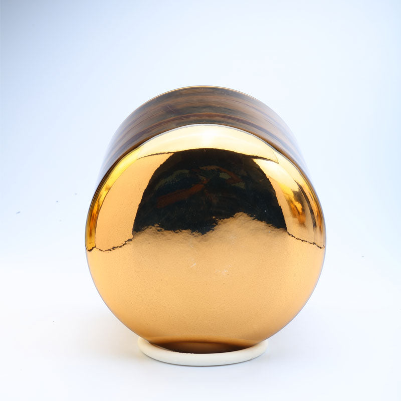 50% OFF TOPFUND Perfect Pitch Alchemy Solid 24K Gold Crystal Singing Bowl 7 inch C note with defect - TOPFUND Crystal Singing Bowl