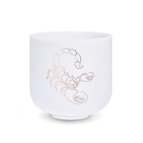 TOPFUND Zodiac Chakra Set of 7 Crystal Singing Bowls - TOPFUND Crystal Singing Bowl