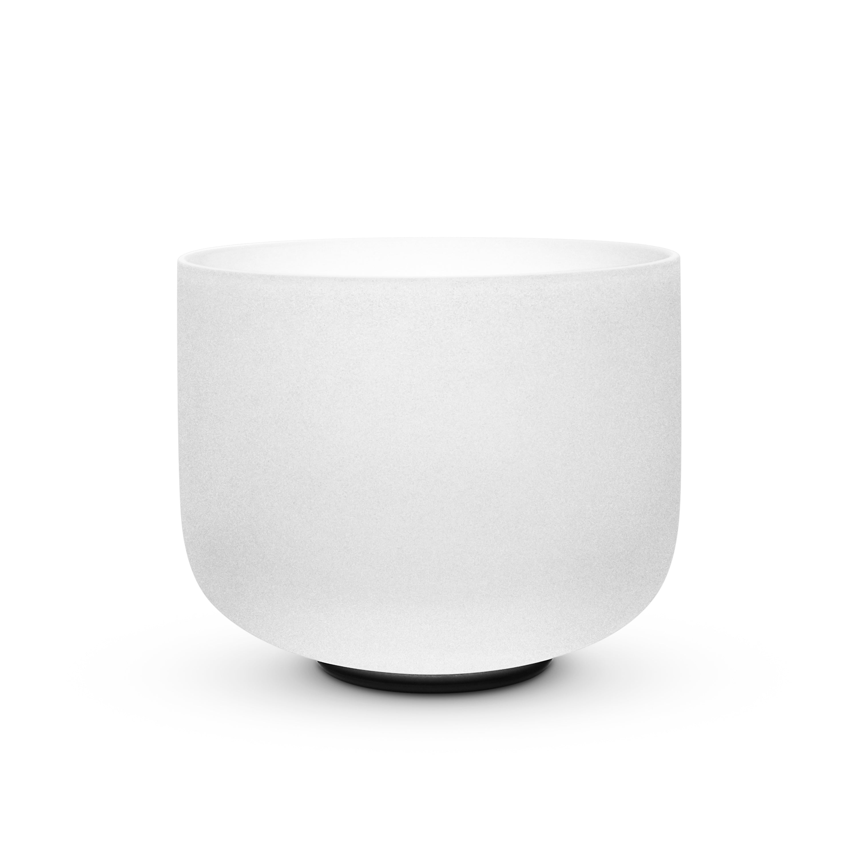 8 Inch Crystal Singing Bowl with Premium Suede Mallet & Silicone Ring | Hand-Finished Surface