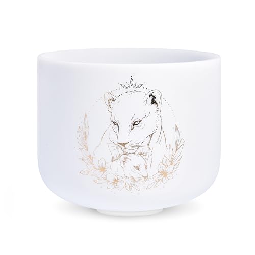 TOPFUND Malady of Nature Chakra Set of 7 Crystal Singing Bowls 6-10 - TOPFUND Crystal Singing Bowl