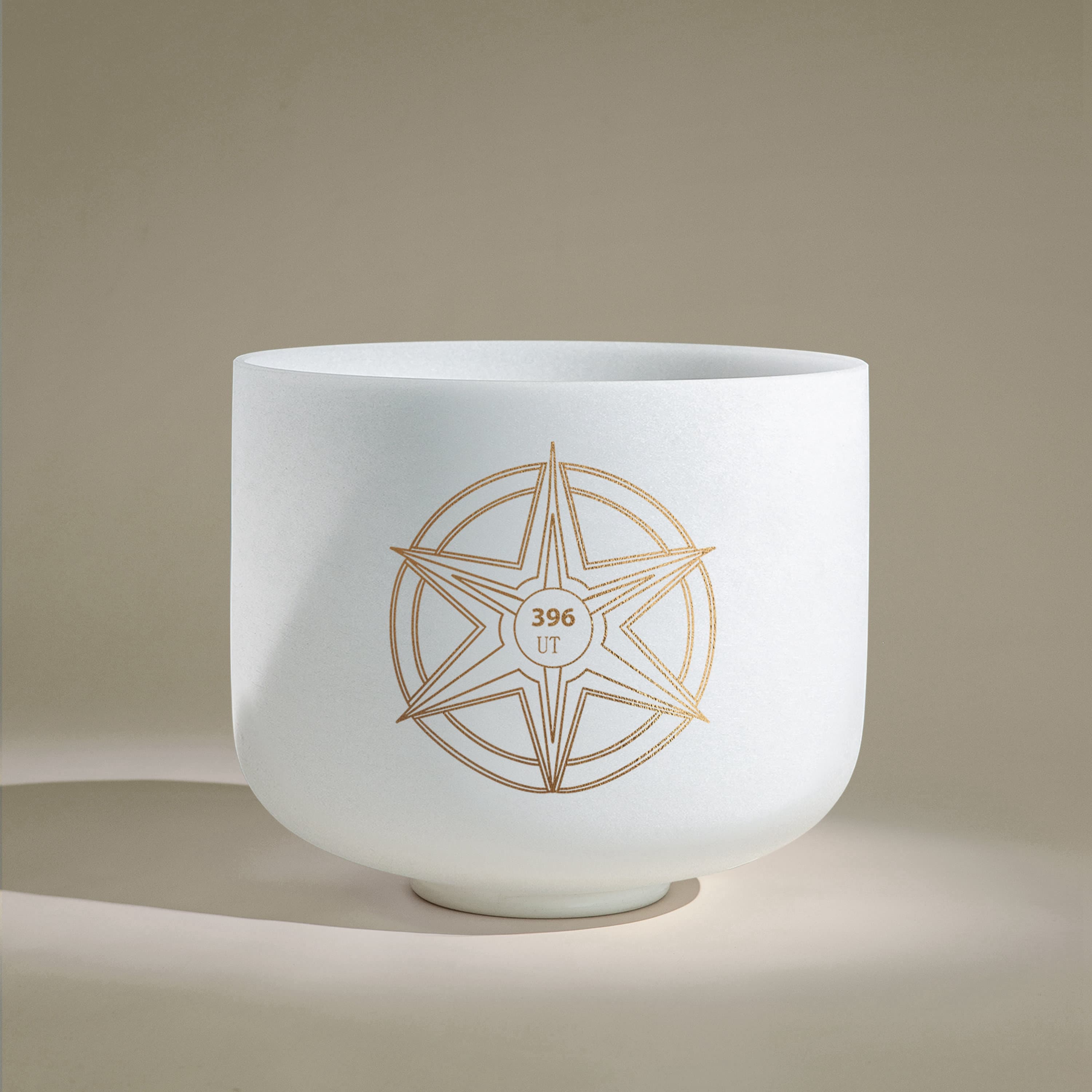 TOPFUND Solfeggio 10 Inch 396 Hz Crystal Singing Bowl - TOPFUND Crystal Singing Bowl