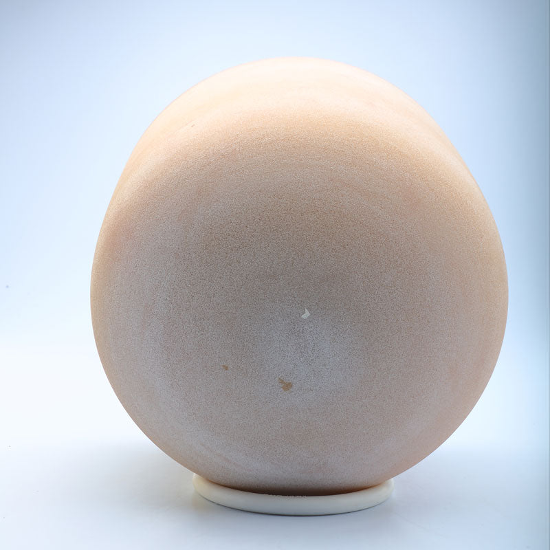 50% OFF TOPFUND Perfect Pitch Alchemy Frosted Gold Crystal Singing Bowl 8 inch E note with defect - TOPFUND Crystal Singing Bowl