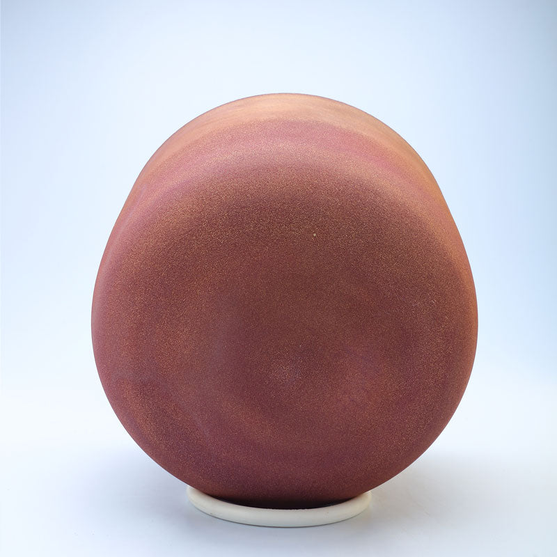 50% OFF TOPFUND Perfect Pitch Alchemy Frosted Gold-pink Crystal Singing Bowl 8 inch G note with defect - TOPFUND Crystal Singing Bowl