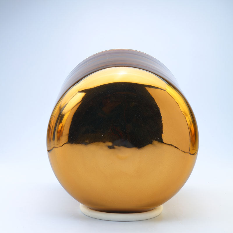 50% OFF TOPFUND Perfect Pitch Alchemy Gold Crystal Singing Bowl 7 inch D note with defect - TOPFUND Crystal Singing Bowl