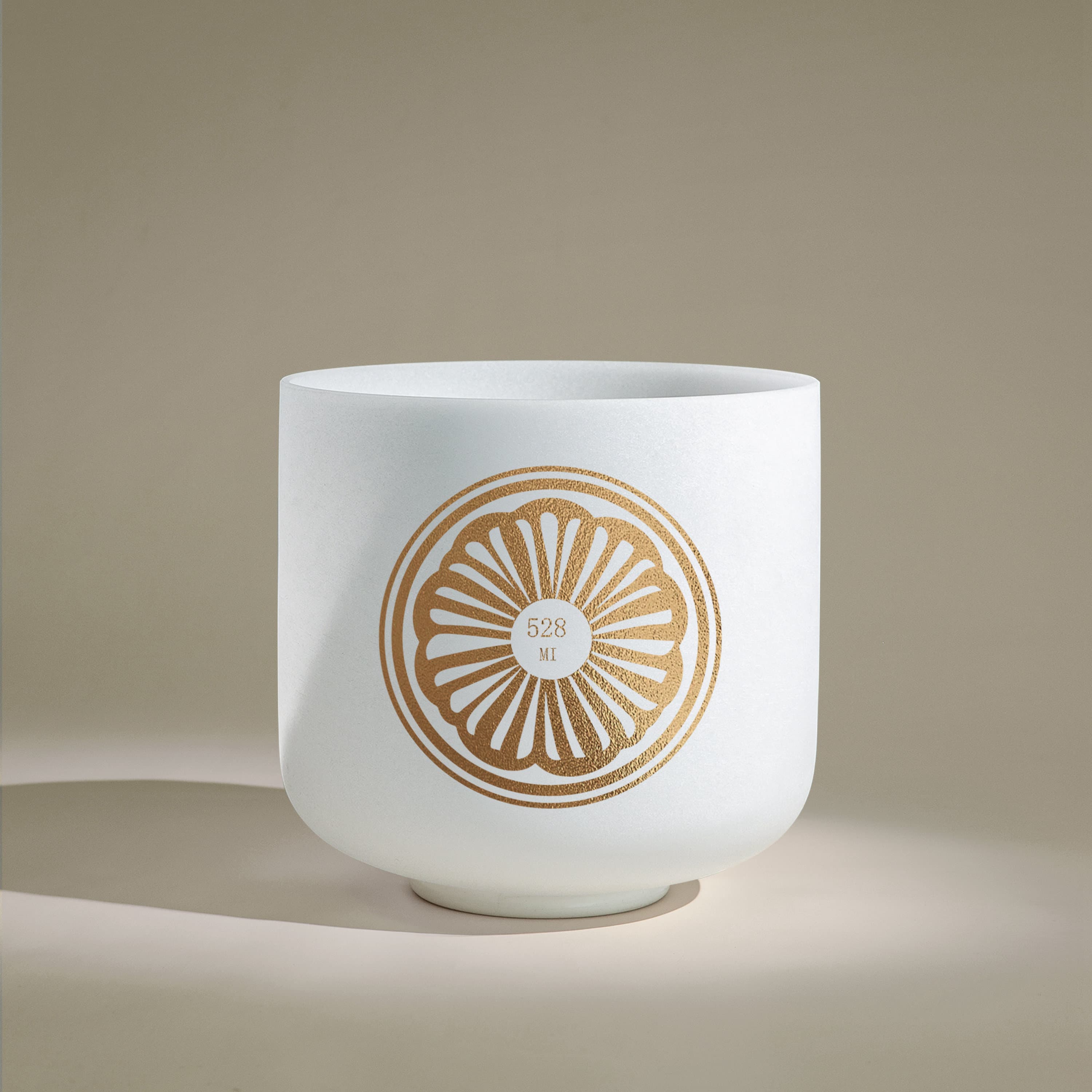 TOPFUND 528 Hz Solfeggio 8 Inch Crystal Singing Bowl - TOPFUND Crystal Singing Bowl