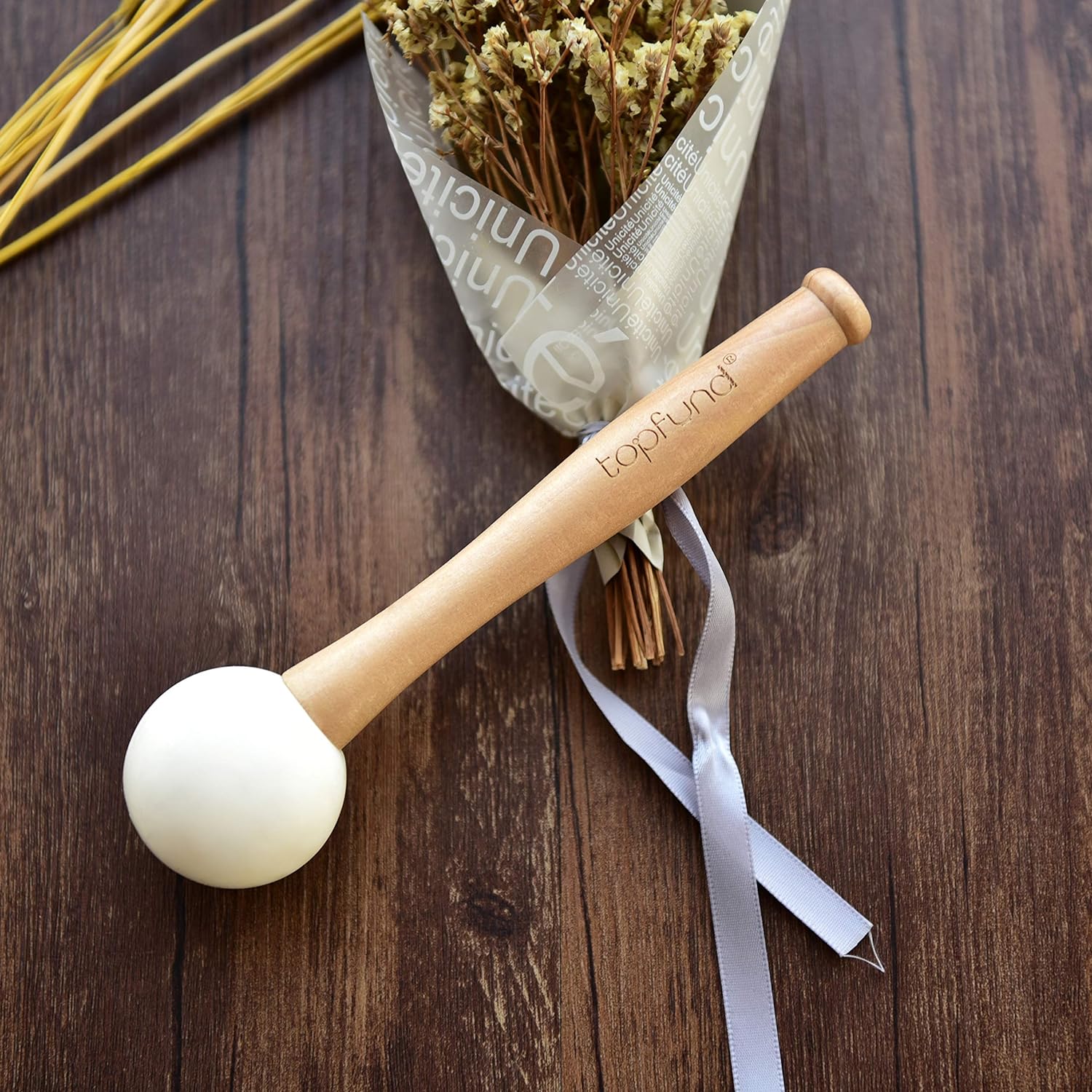 TOPFUND 440Hz 6-10 inch Set of 7 Black Crystal Singing Bowls - TOPFUND Crystal Singing Bowl