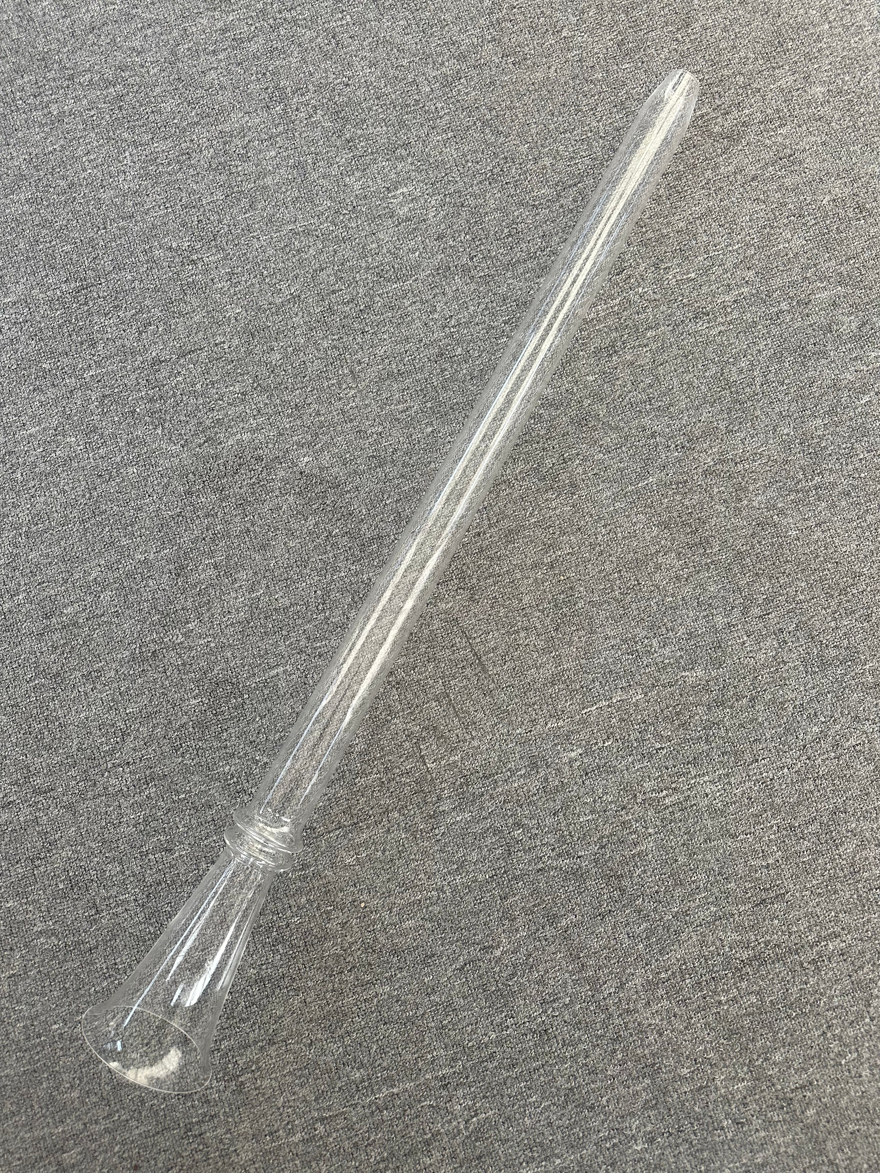 TOPFUND Quartz Didggerido 432hz D# Note  (0.9m Length 45mm Diameter) - TOPFUND Crystal Singing Bowl