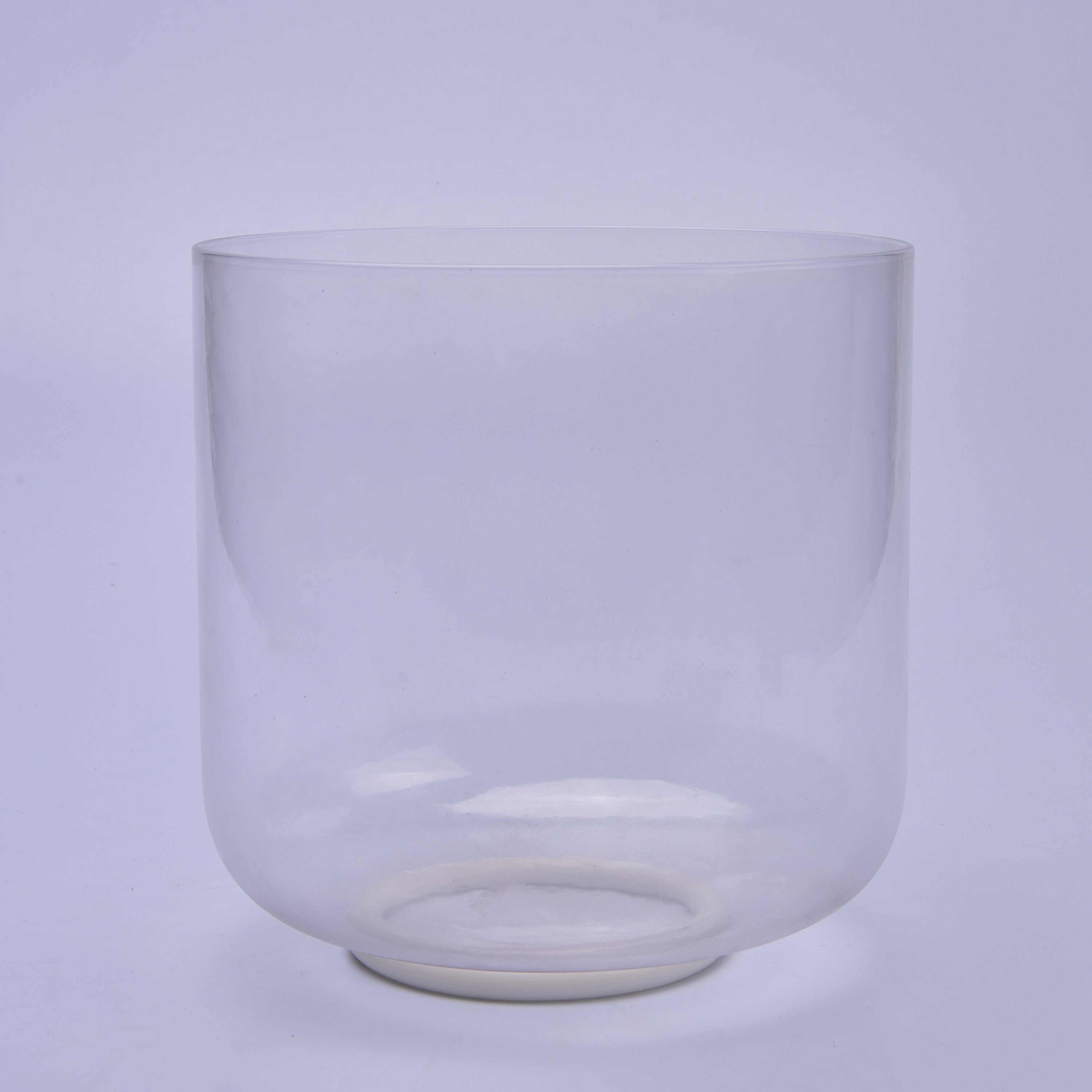 TOPFUND  8 inch Clear Crystal Singing Bowl - TOPFUND Crystal Singing Bowl