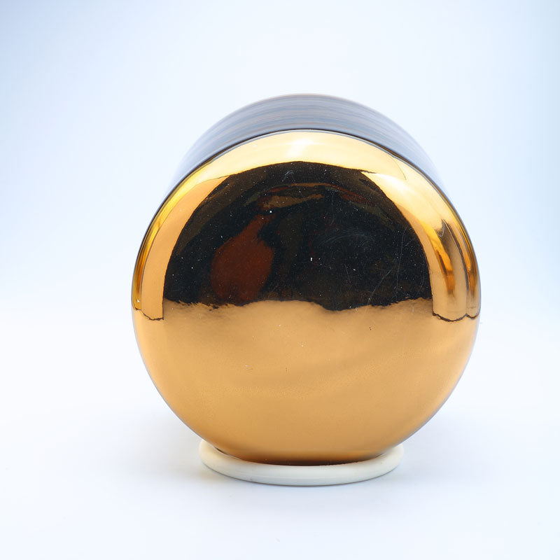 50% OFF TOPFUND Perfect Pitch Alchemy Solid gold Crystal Singing Bowl 6 inch D# note with defect - TOPFUND Crystal Singing Bowl