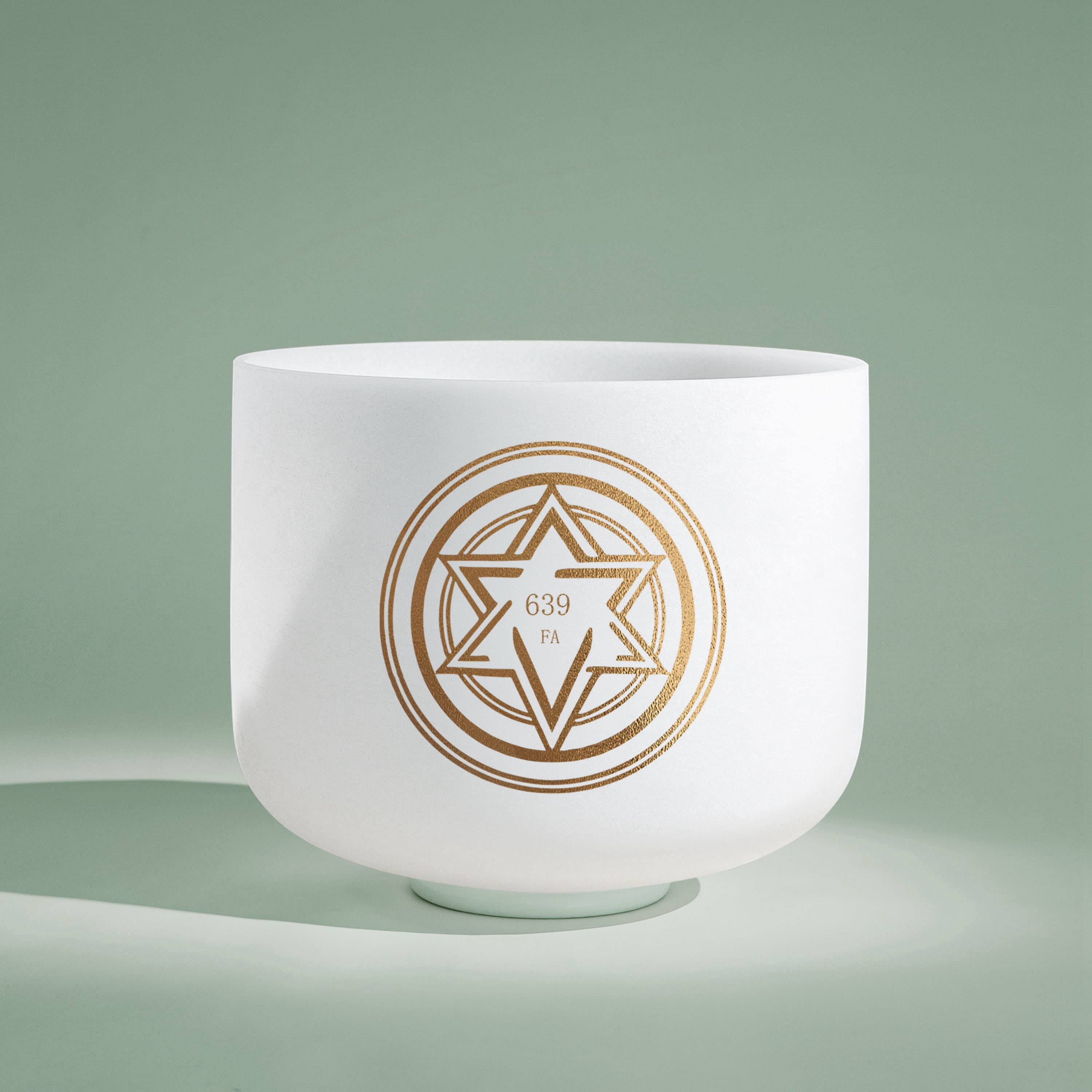 TOPFUND 639 Hz Solfeggio 10 Inch Crystal Singing Bowl - TOPFUND Crystal Singing Bowl