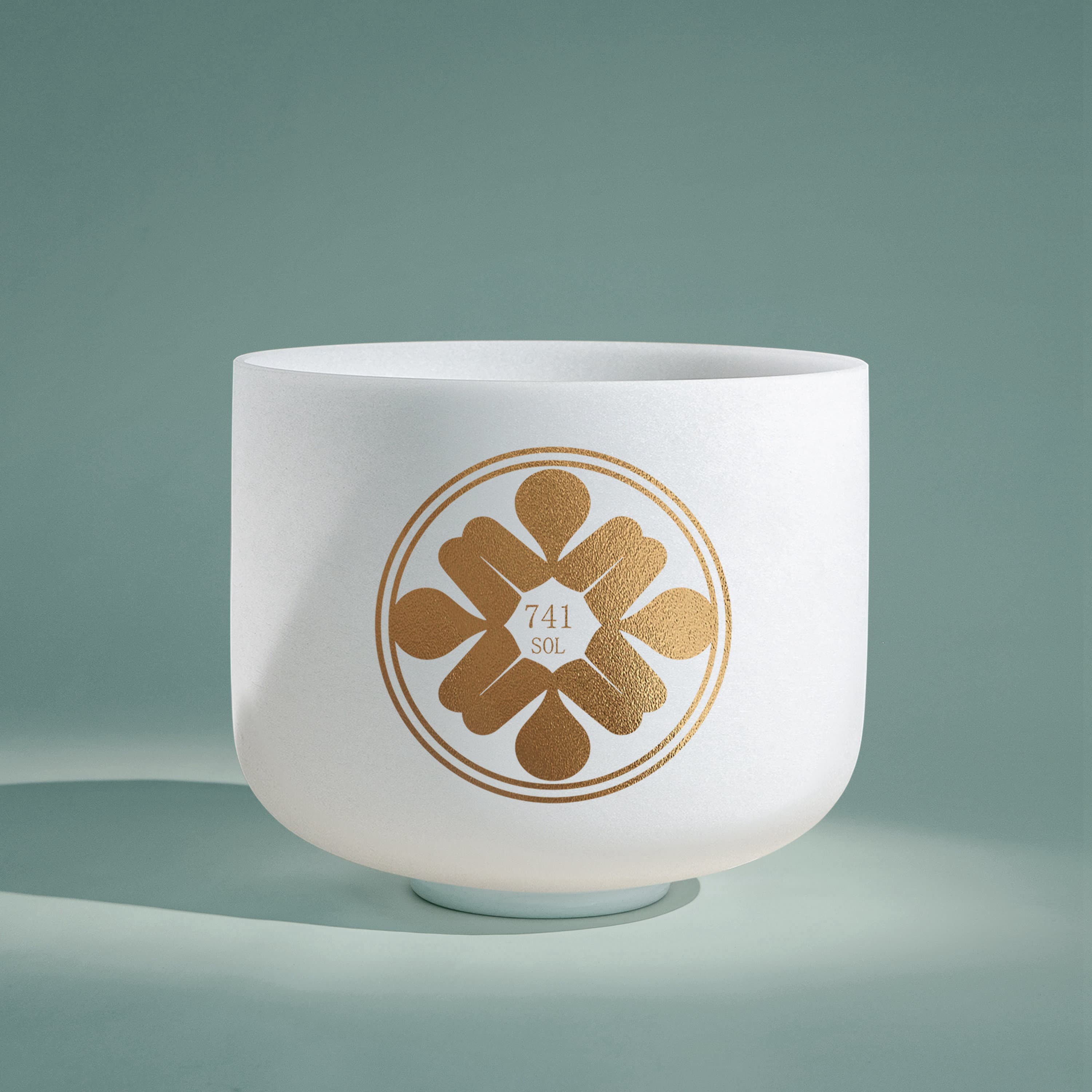 TOPFUND Solfeggio 10 Inch 741 Hz  Crystal Singing Bowl - TOPFUND Crystal Singing Bowl