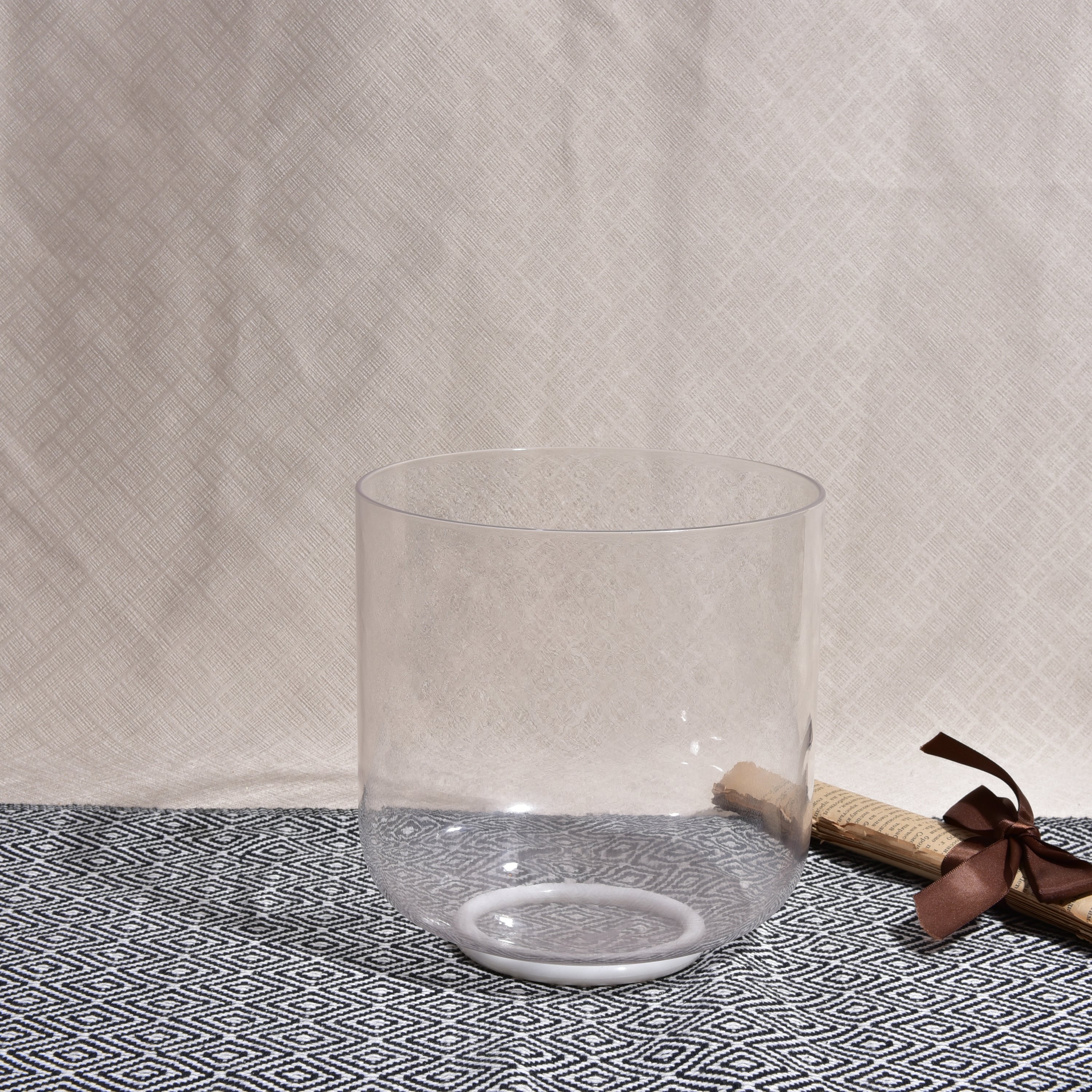 TOPFUND 10  inch  clear Crystal Singing Bowl - TOPFUND Crystal Singing Bowl