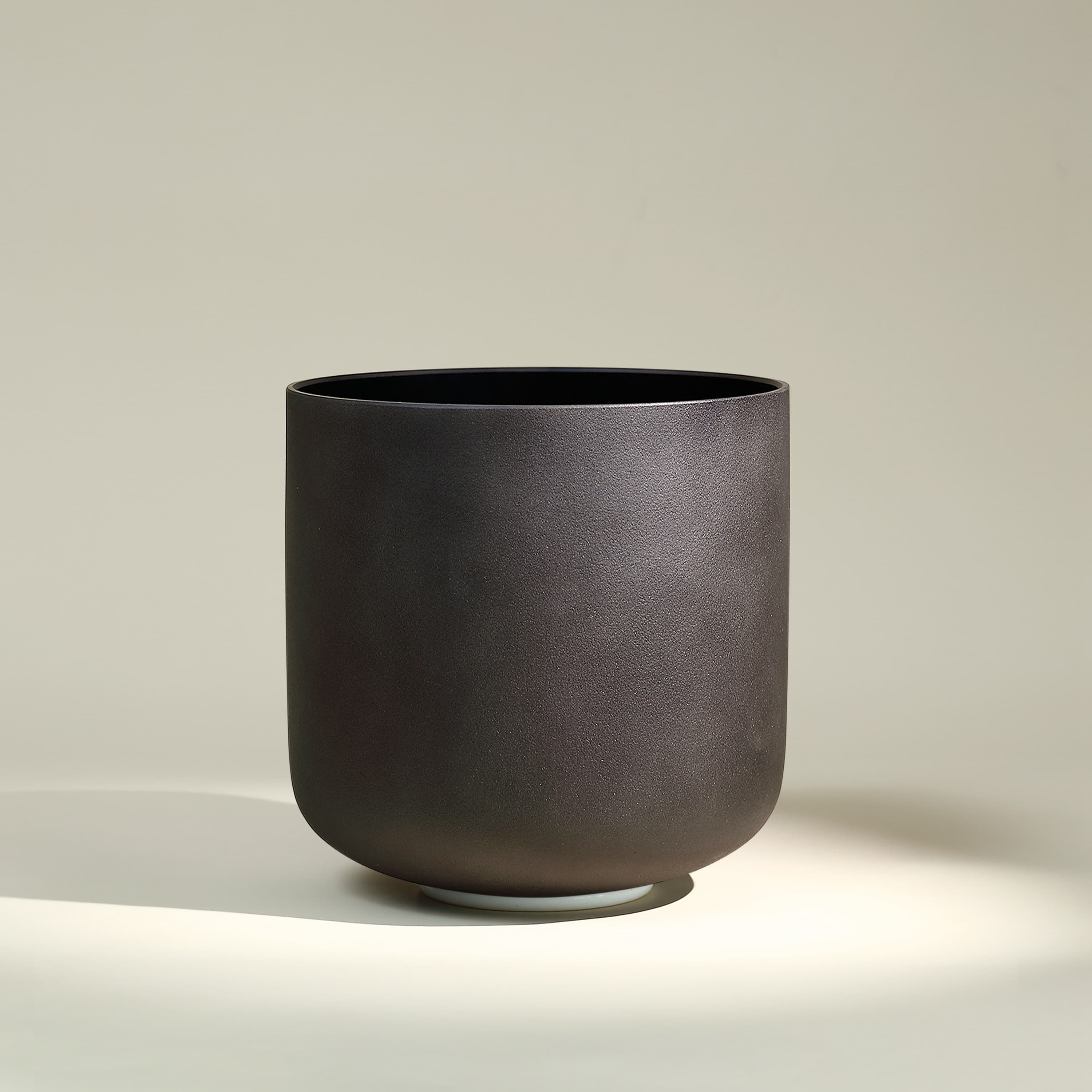 TOPFUND Black G Note Crystal Singing Bowl Throat Chakra 7 inch - TOPFUND Crystal Singing Bowl