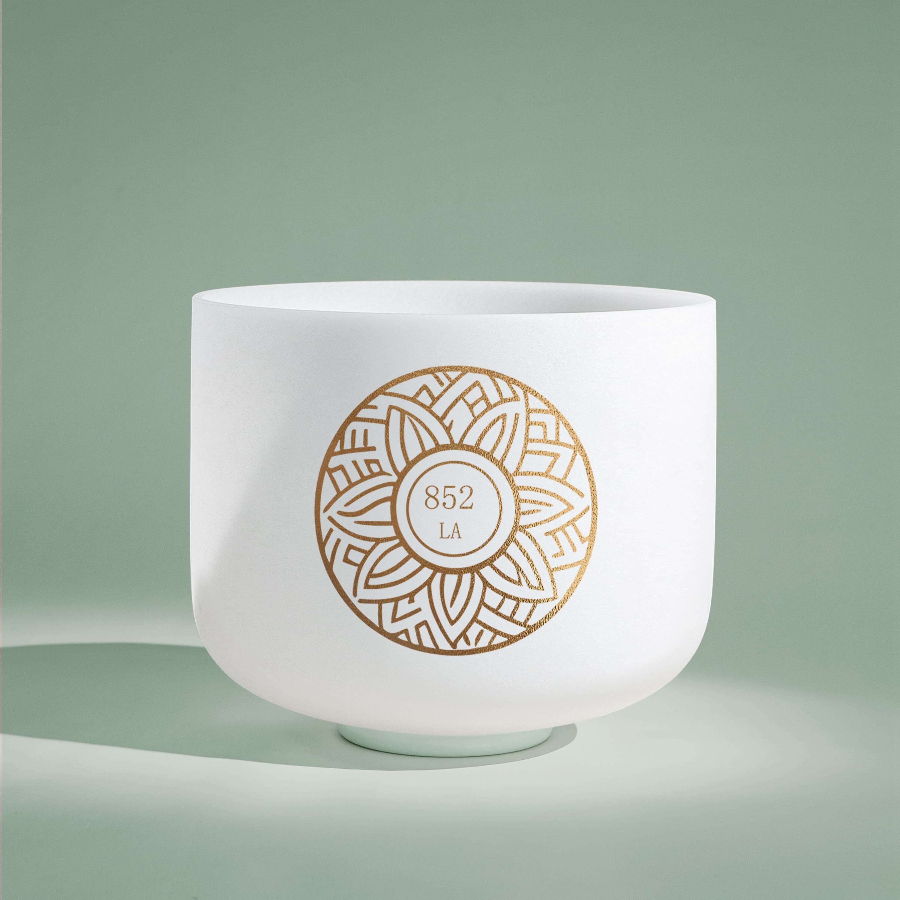 TOPFUND Solfeggio 10 Inch 852 Hz  Crystal Singing Bowl - TOPFUND Crystal Singing Bowl