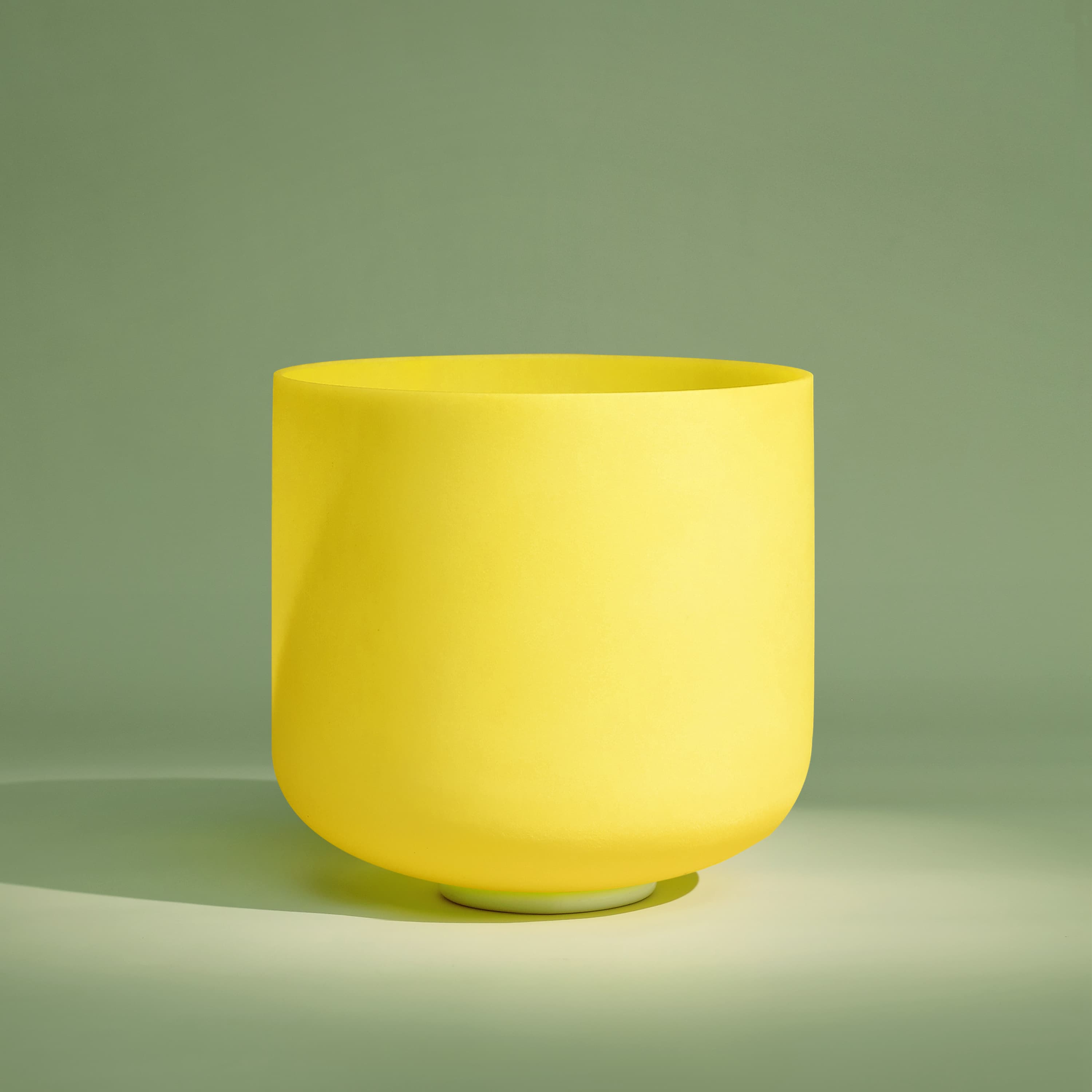 TOPFUND Yellow E Note Solar Plexus Chakra Crystal Singing Bowl - TOPFUND Crystal Singing Bowl