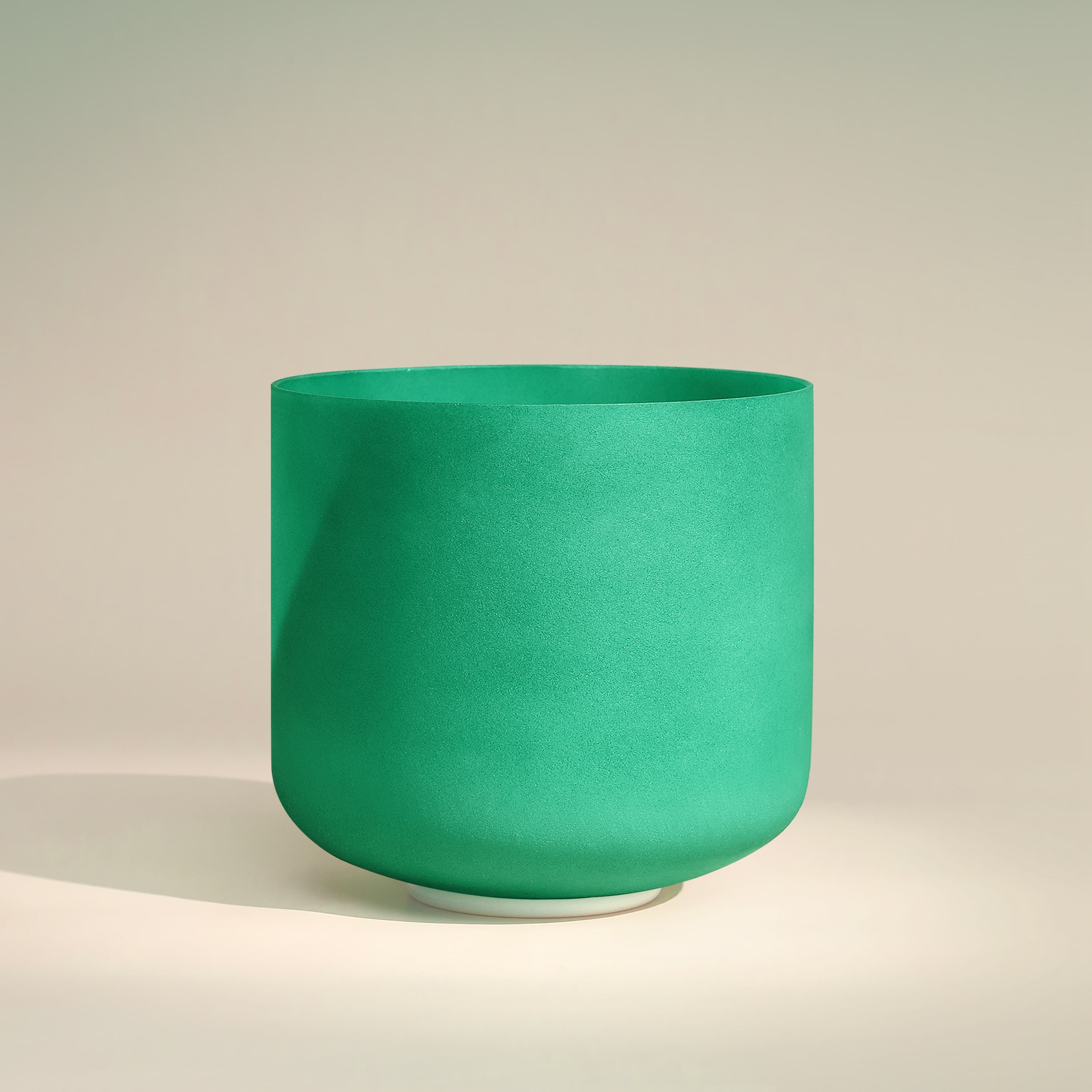 TOPFUND Green F Note Crystal Singing Bowl Heart Chakra - TOPFUND Crystal Singing Bowl