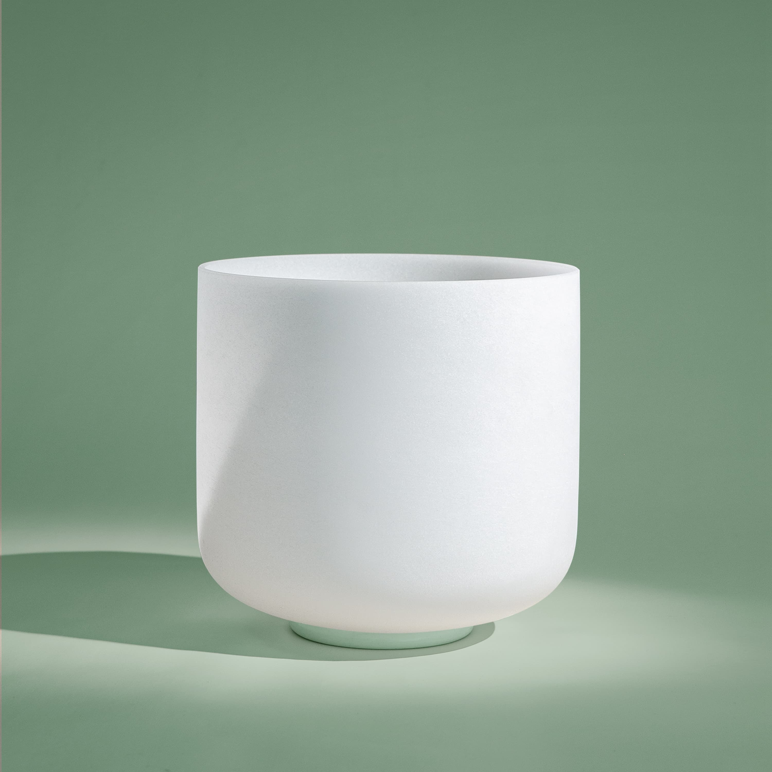 TOPFUND F Note Crystal Singing Bowl Heart Chakra 8 inch - TOPFUND Crystal Singing Bowl