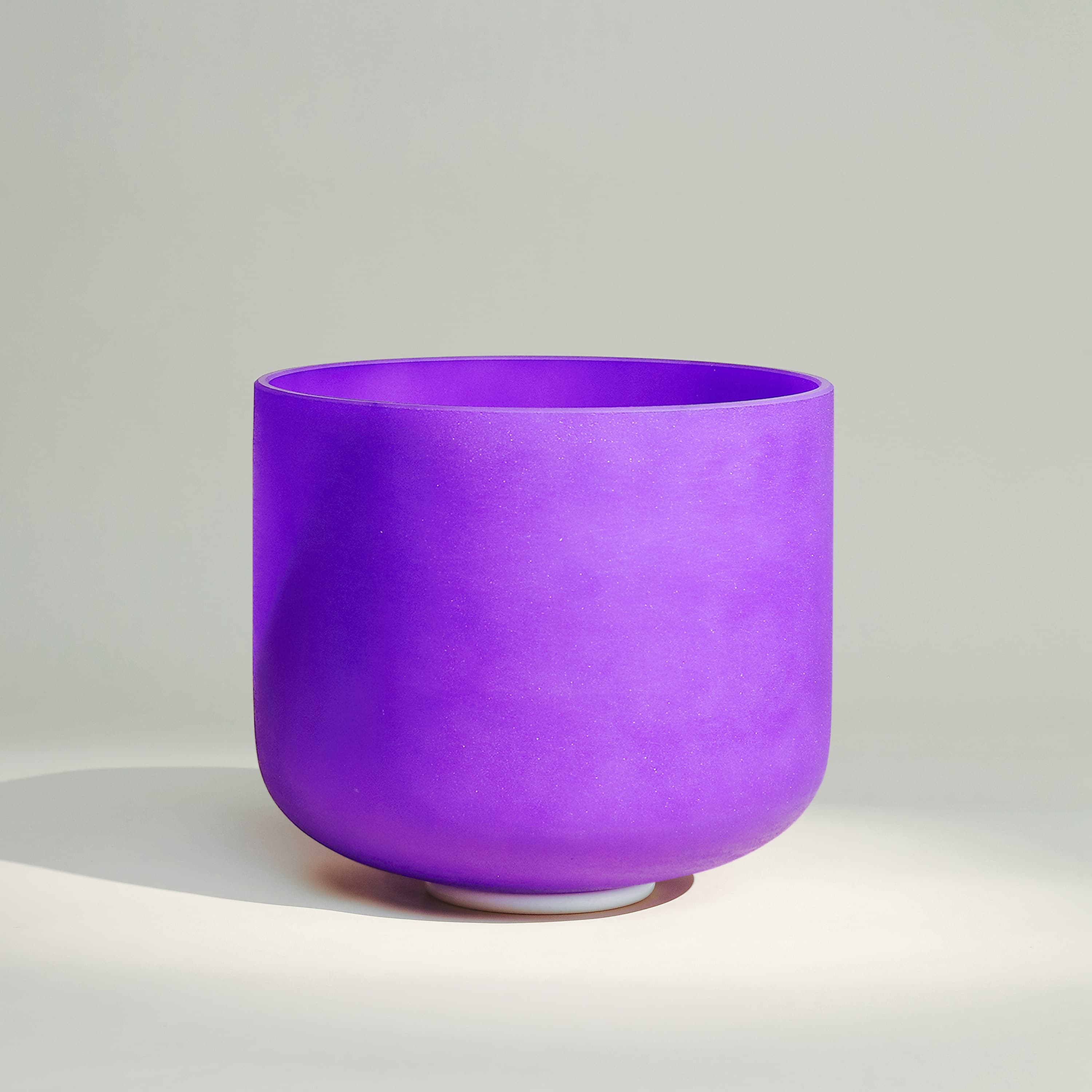 TOPFUND 8 inch Violet A# Note Pineal Chakra Crystal Singing Bowl - TOPFUND Crystal Singing Bowl