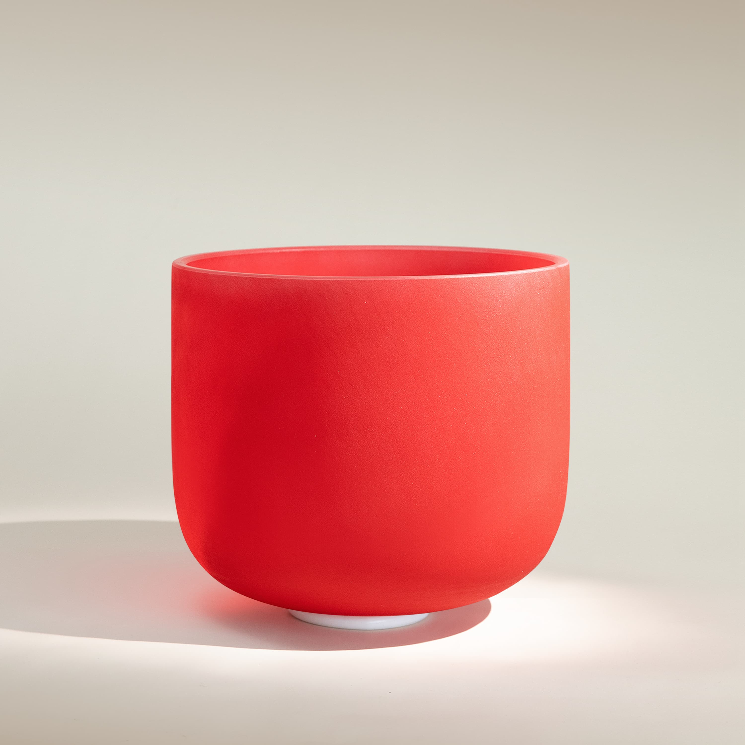 TOPFUND Red C Note Crystal Singing Bowl Root Chakra - TOPFUND Crystal Singing Bowl