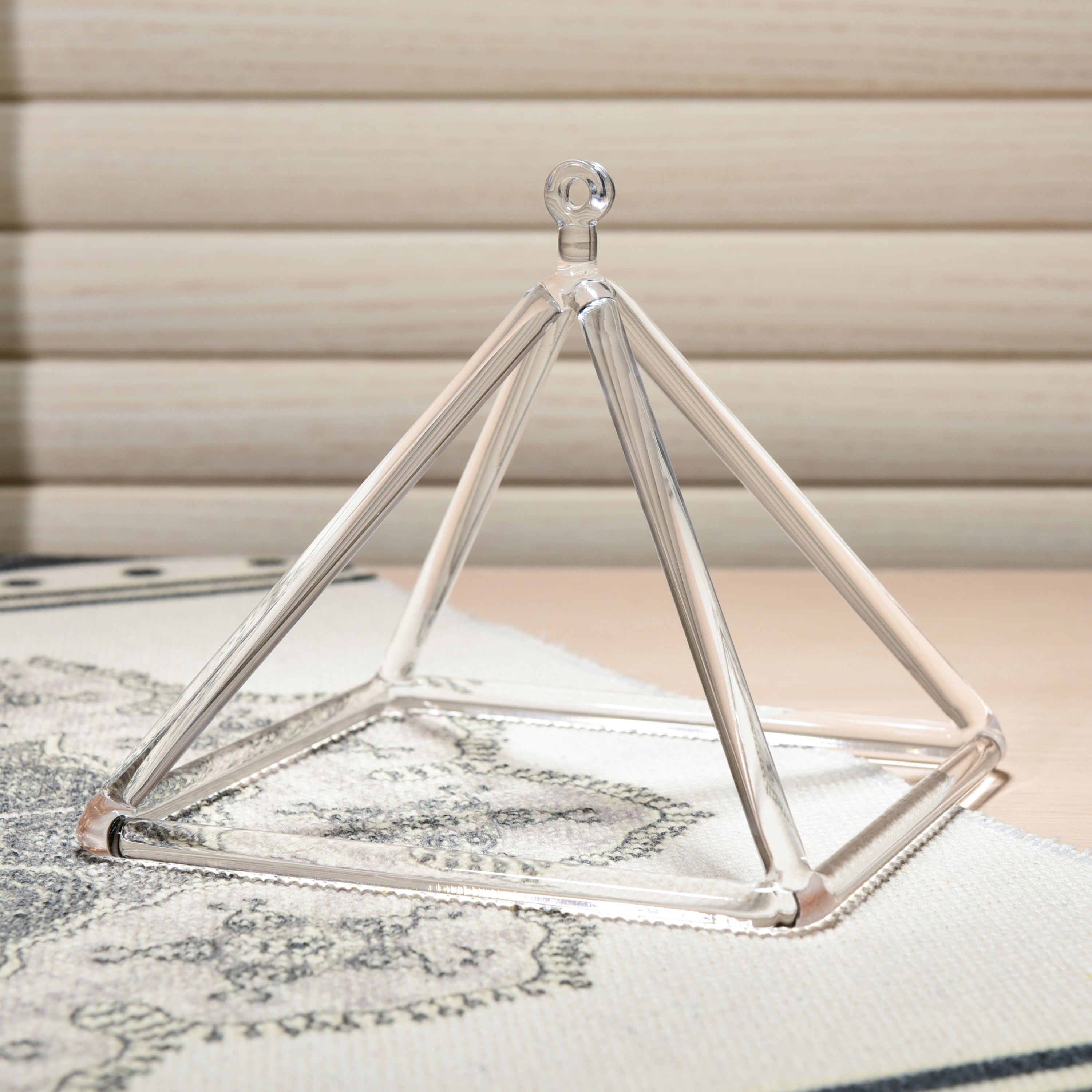 TOPFUND Clear Crystal Singing Pyramids - TOPFUND Crystal Singing Bowl