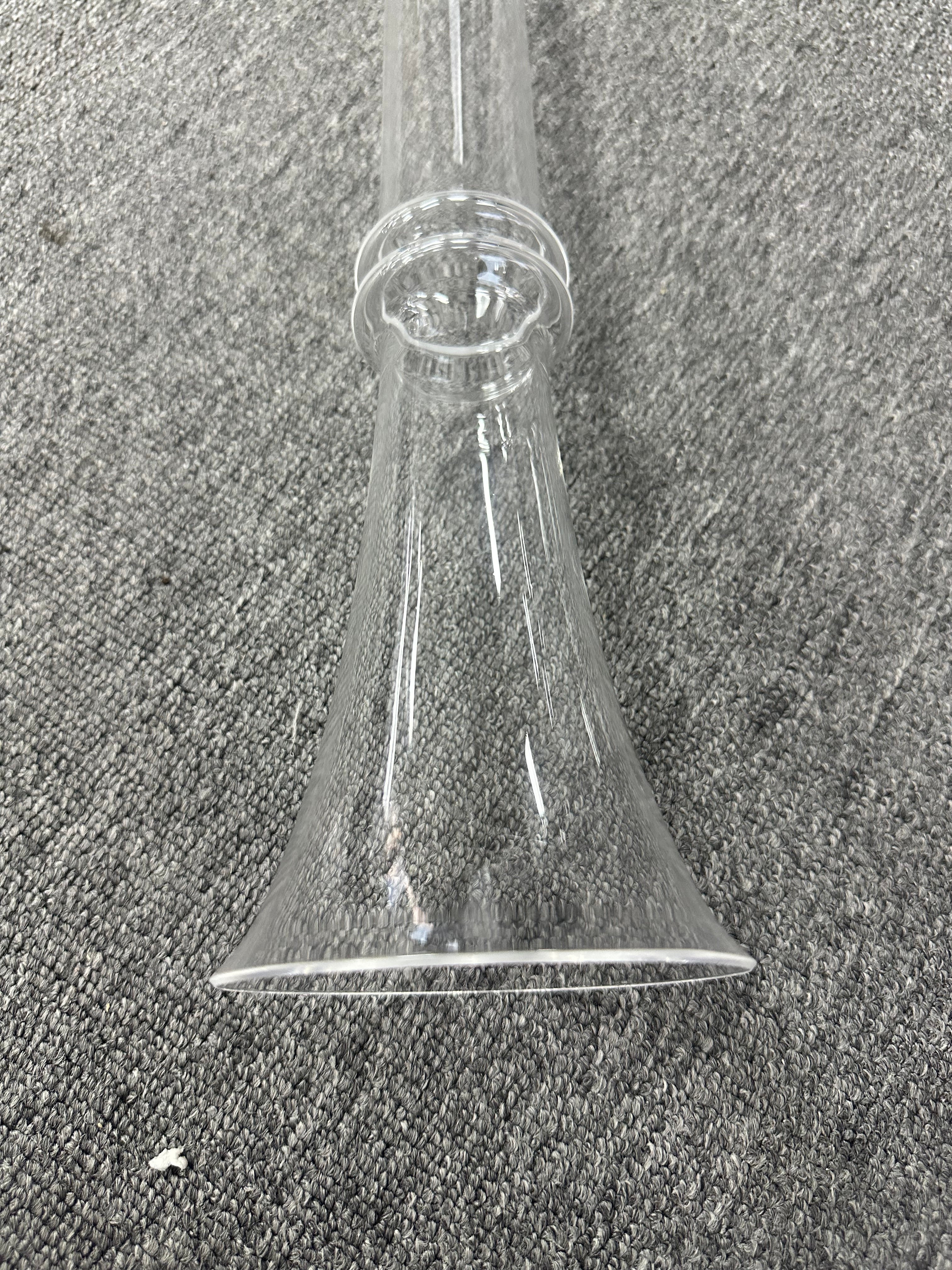 TOPFUND Quartz Didggerido 440hz B Note  (1.1m Length 50mm Diameter) - TOPFUND Crystal Singing Bowl