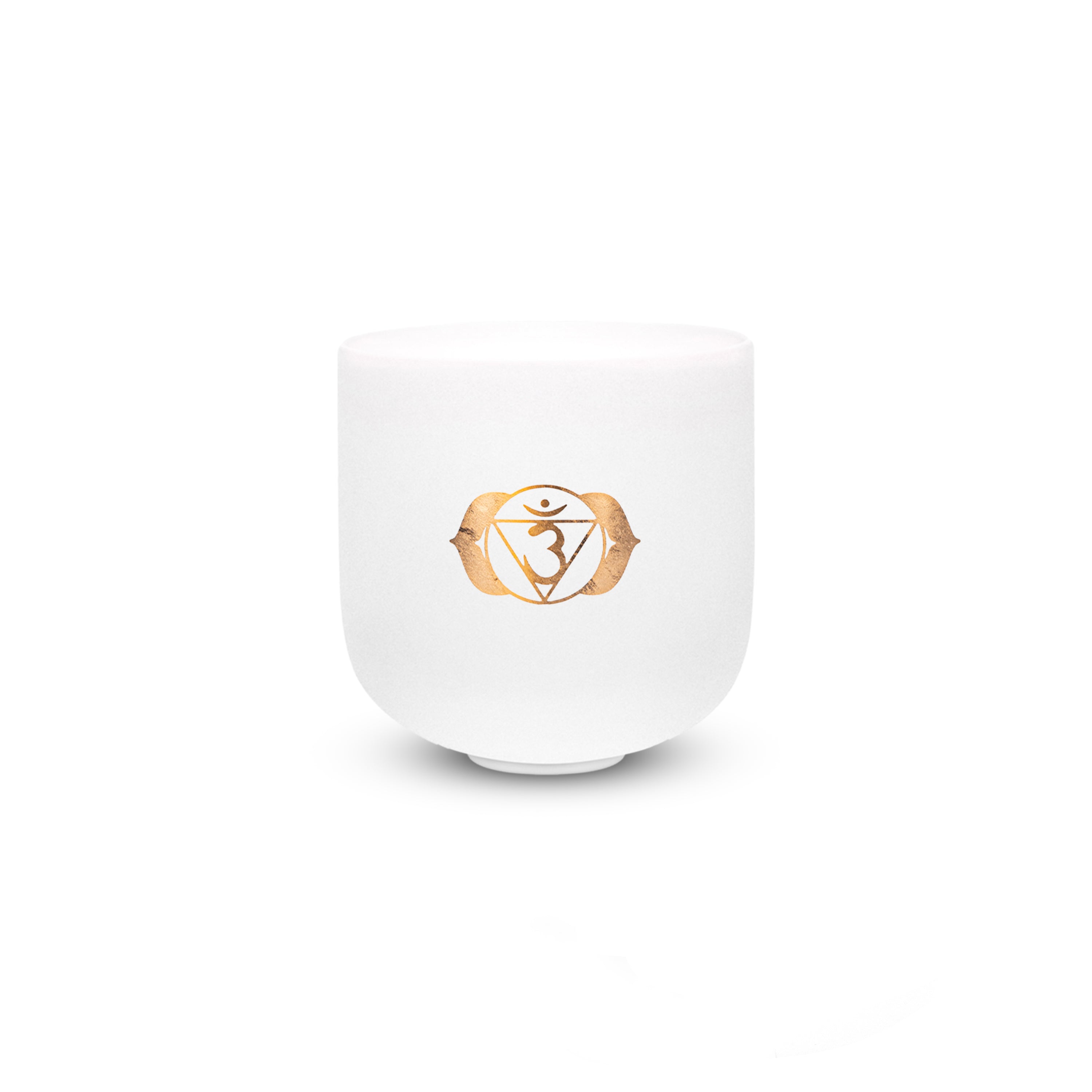 TOPFUND 432 Hz Set of 7 Gold Chakra Pattern Crystal Singing Bowls 6-12 inch with Heavy Duty Carrying Cases and Singing Bowl Mallets