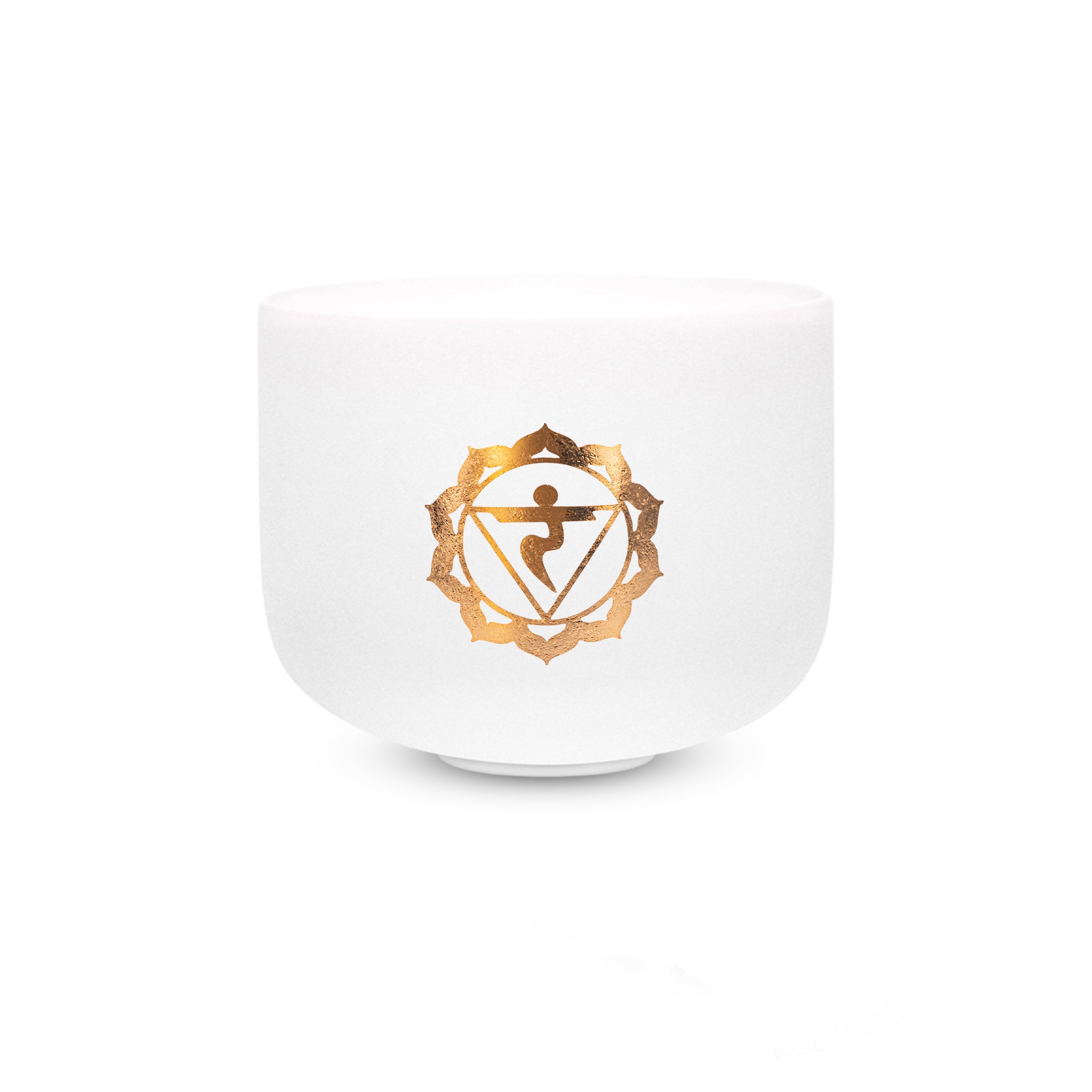 TOPFUND 6-10 inch Golden Chakra Set of 7 Crystal Singing Bowls with Heavy Duty Carrying Cases and Singing Bowl Mallets