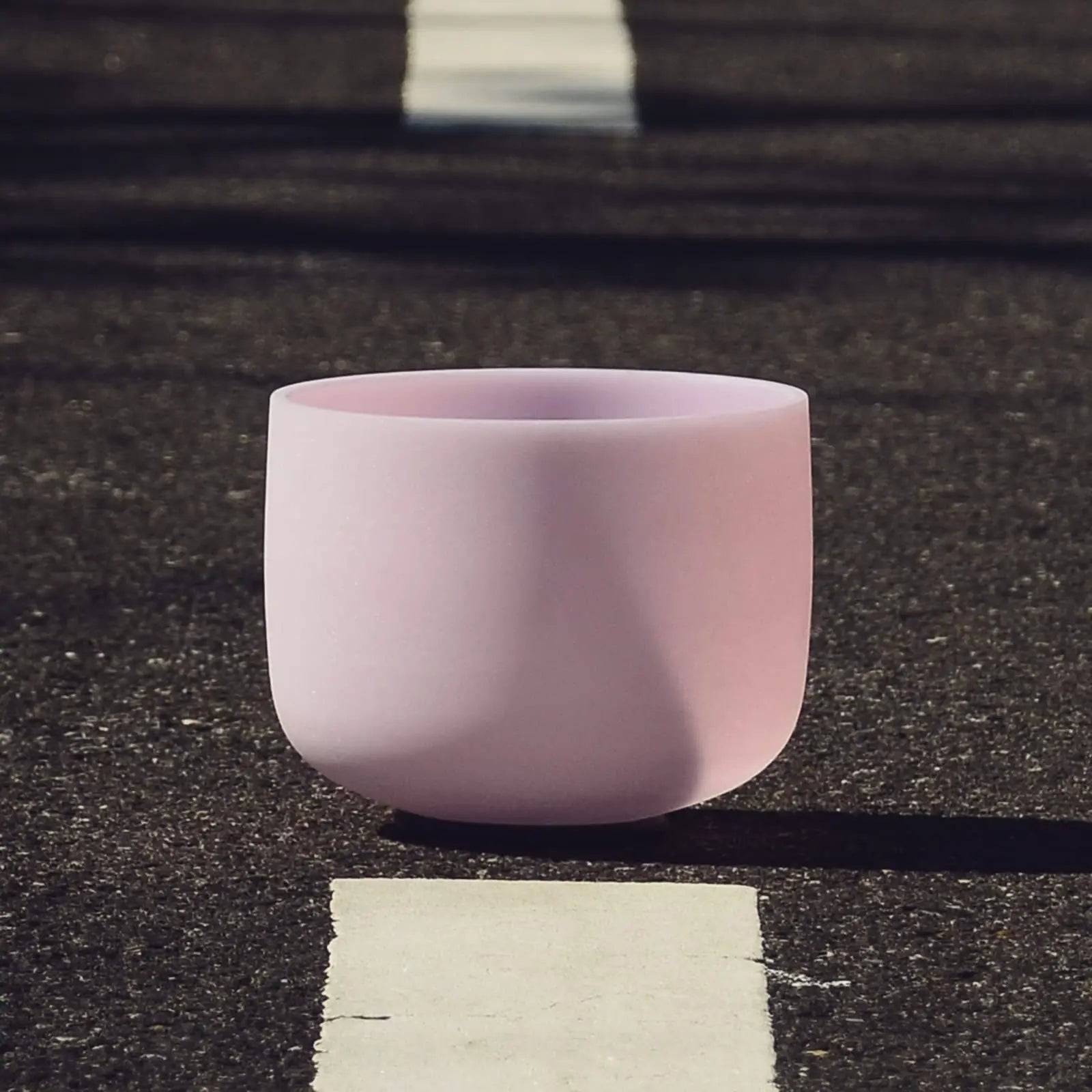 TOPFUND Morganite Fusion Crystal Singing Bowl - TOPFUND Crystal Singing Bowl