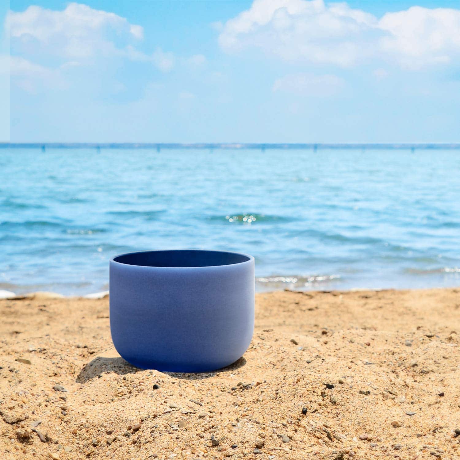 Indigo A Note Crystal Singing Bowl Third Eye Chakra - TOPFUND Crystal Singing Bowl