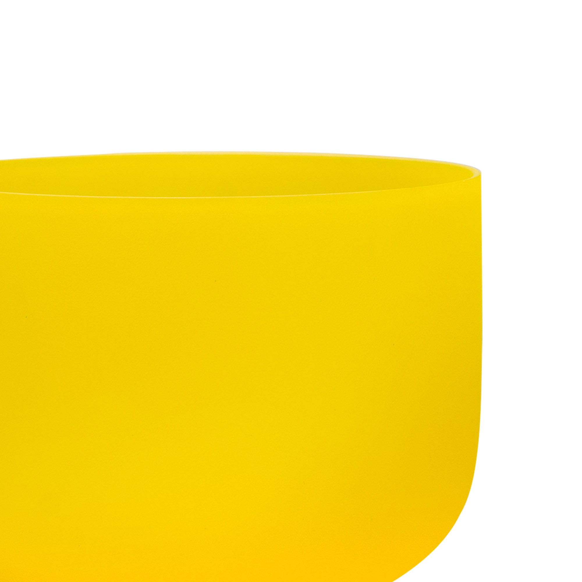 TOPFUND Yellow E Note Solar Plexus Chakra Crystal Singing Bowl - TOPFUND Crystal Singing Bowl