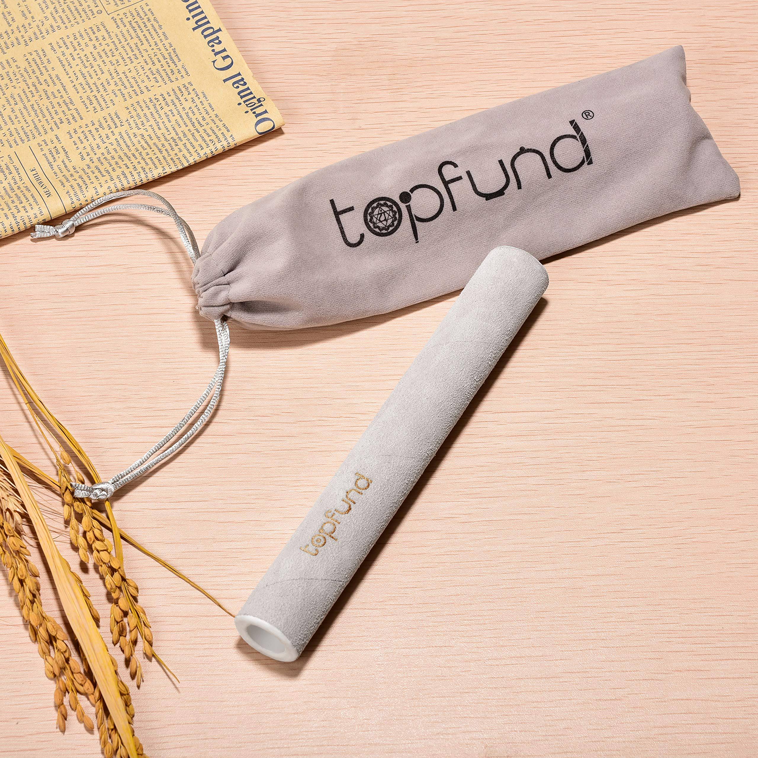 TOPFUND 432hz F Note Heart Chakra Crystal Singing Bowl - TOPFUND Crystal Singing Bowl