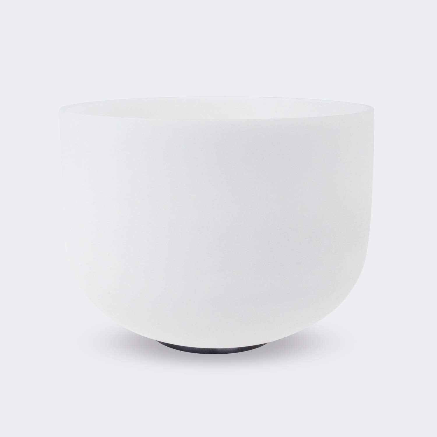 TOPFUND C# Note Adrenals Chakra Quartz Crystal Singing Bowl 12 inch,O Ring and Rubber Mallet Included,the 1st Chakra Sound Healing Singing Bowls Meditation,Yoga Enthusiasts and Sound Healer Tools - TOPFUND Crystal Singing Bowl